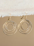 Spiral Gold Earrings