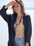 Full Boho Bandeau® Headband - Taupe Mandala