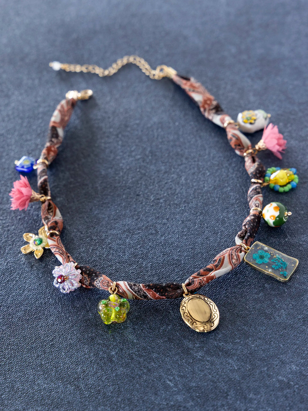 Happy Threads Charm Necklace