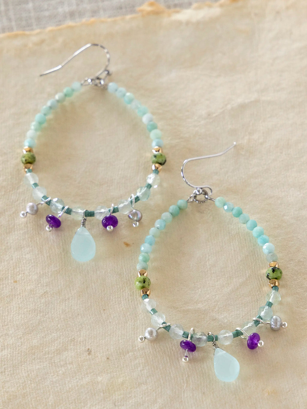 Sweetest Drop Earrings - Turquoise