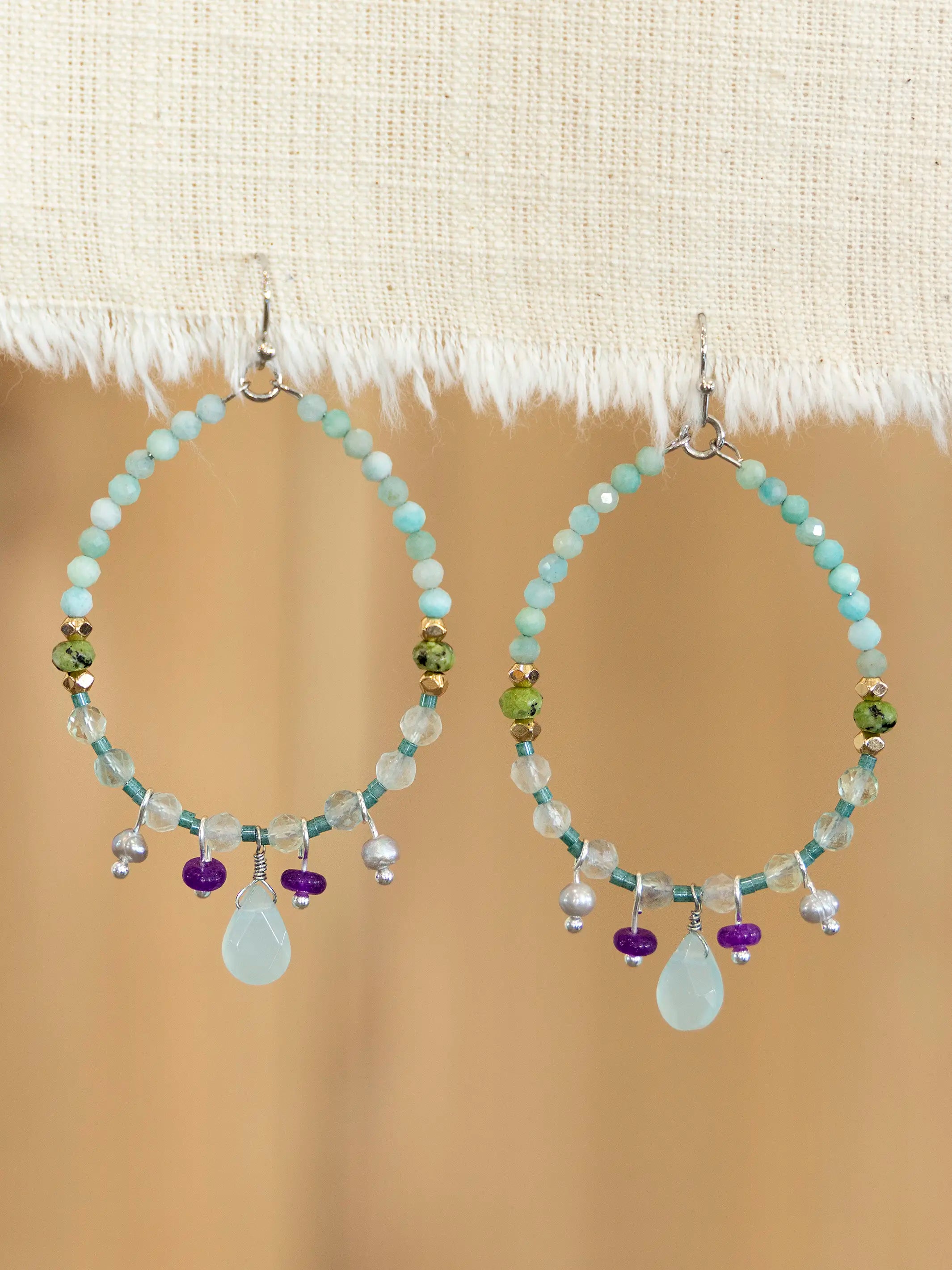 Sweetest Drop Earrings - Turquoise