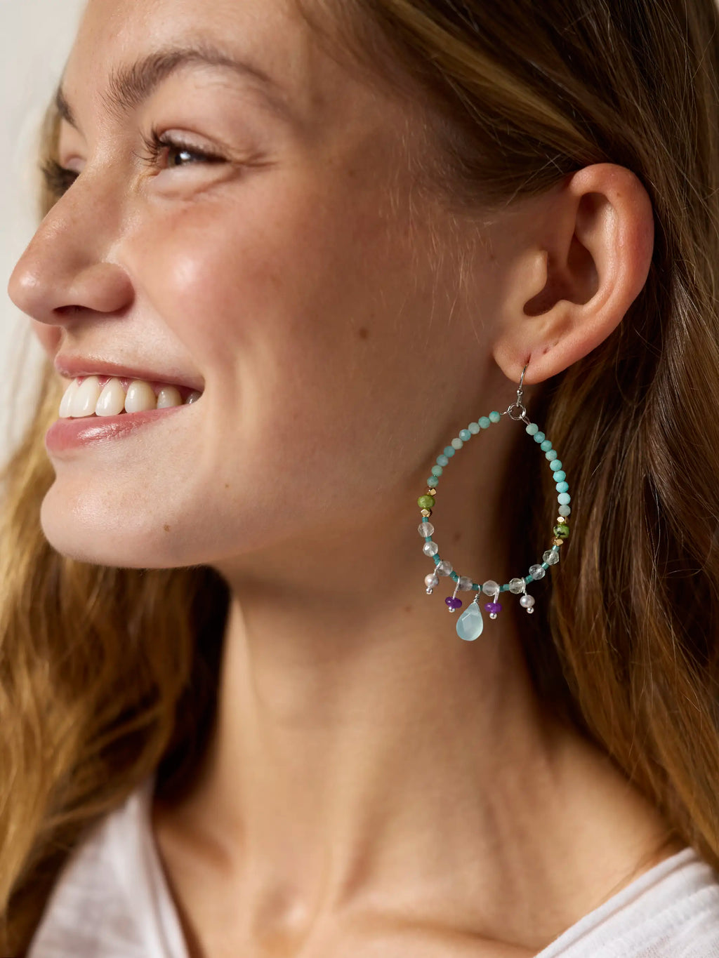 Sweetest Drop Earrings - Turquoise