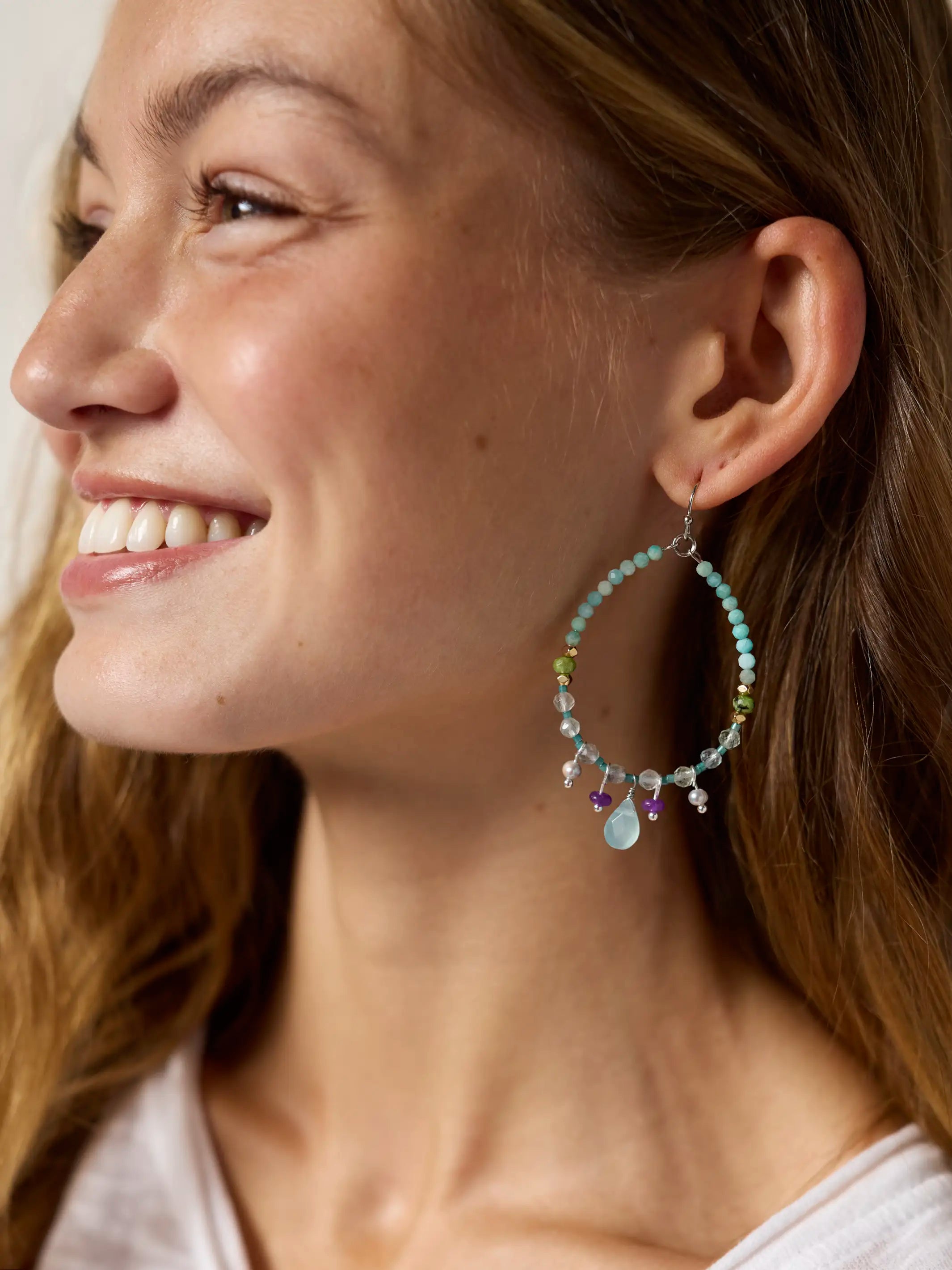 Sweetest Drop Earrings - Turquoise