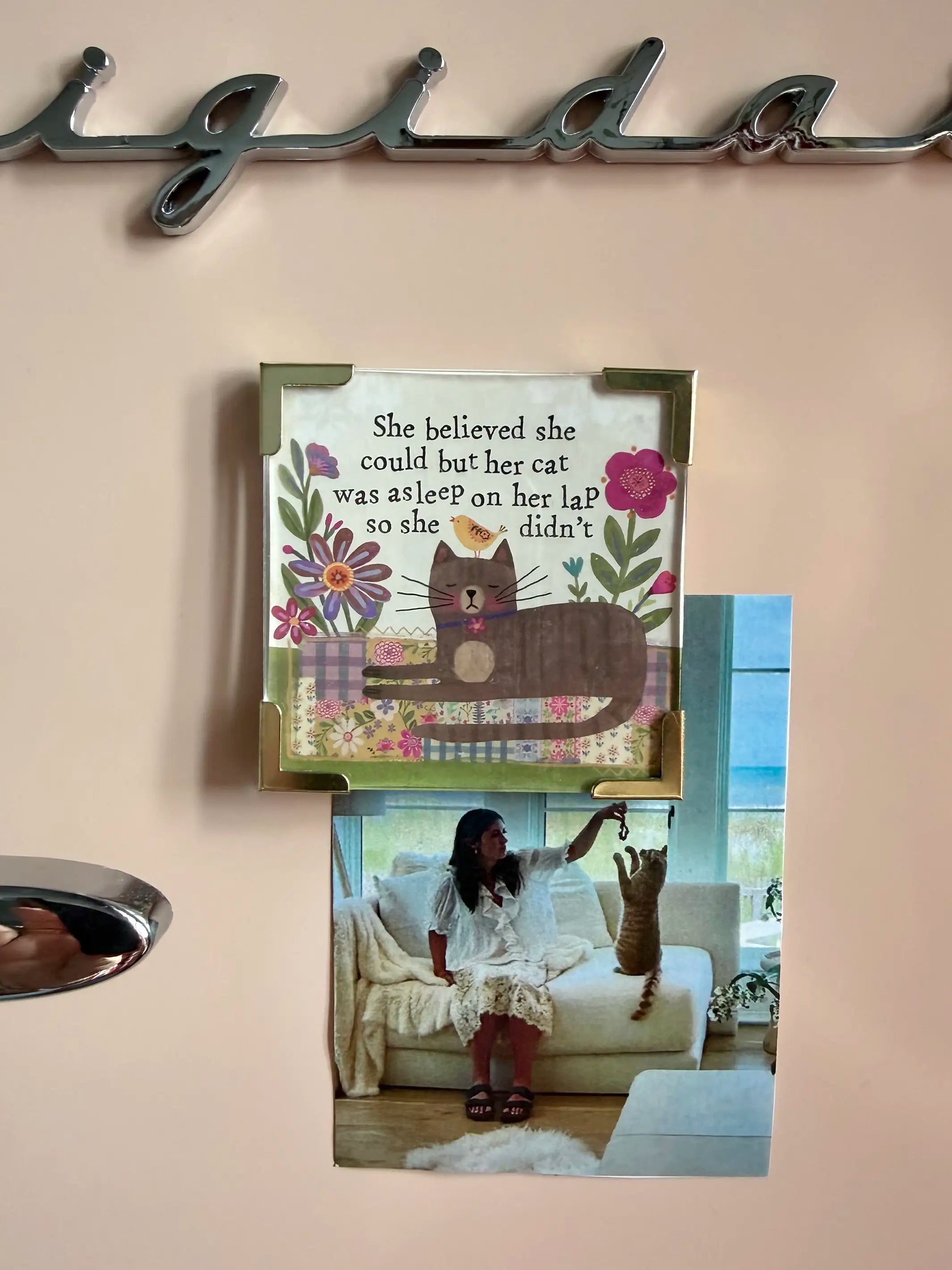 Corner Magnet Keepsake - Cat