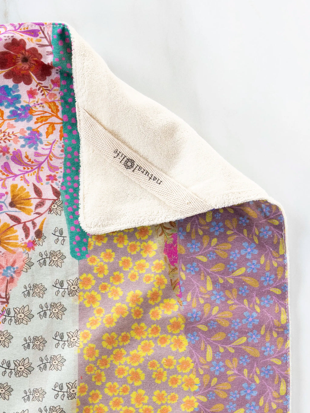 Cotton Dish Towel - Garden Waves