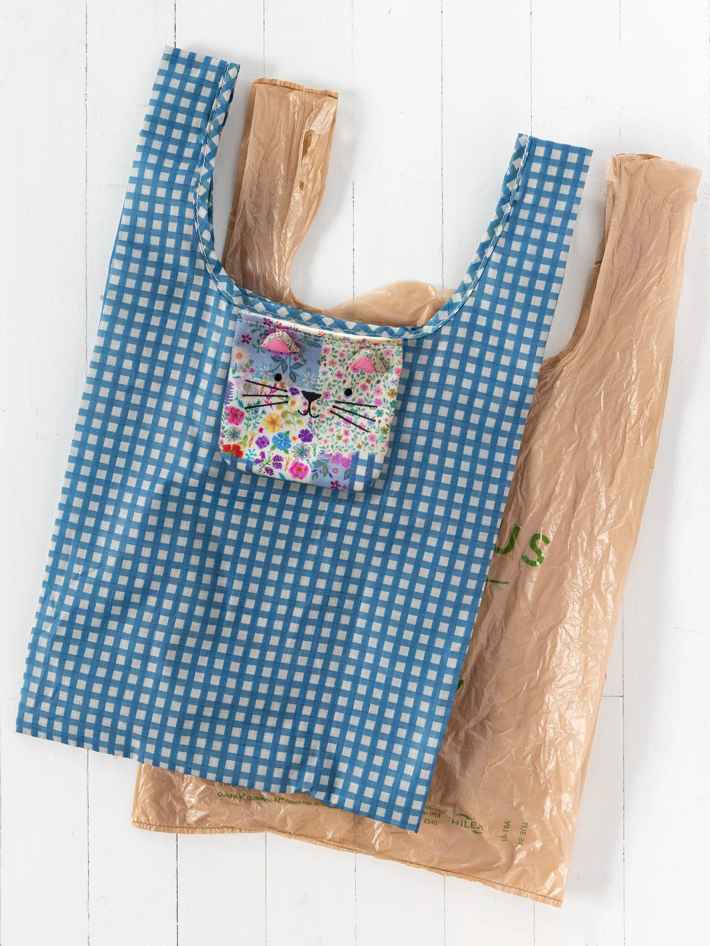 Reusable Market Tote Pouch - Cat