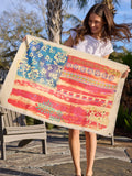 Canvas Tapestry Wall Hanging - American Flag