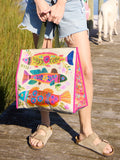 Insulated Cooler Tote - Fish