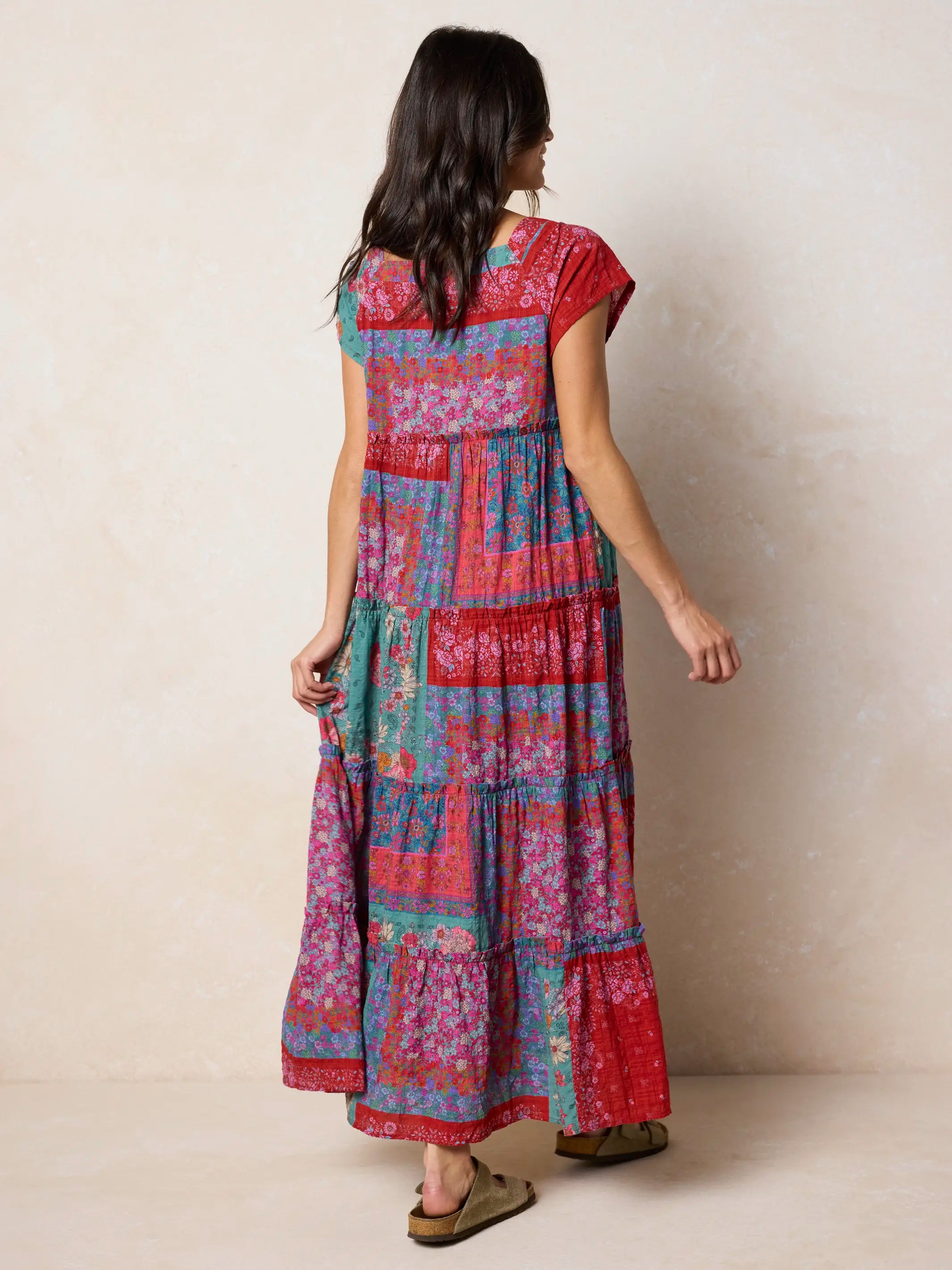 Berkley Maxi Dress - Jewel Positano Scarf
