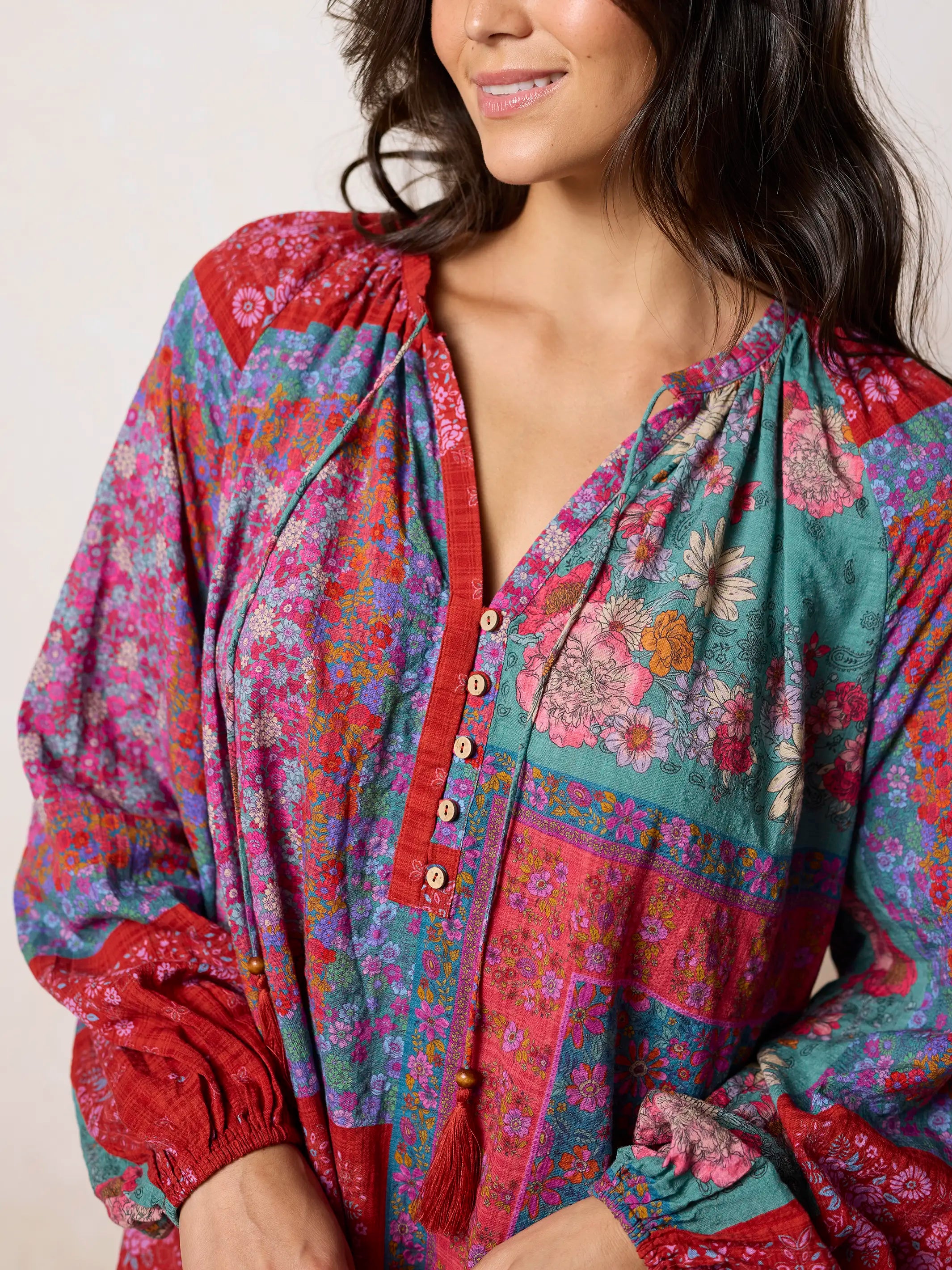 Camille Mini Dress - Jewel Positano Scarf