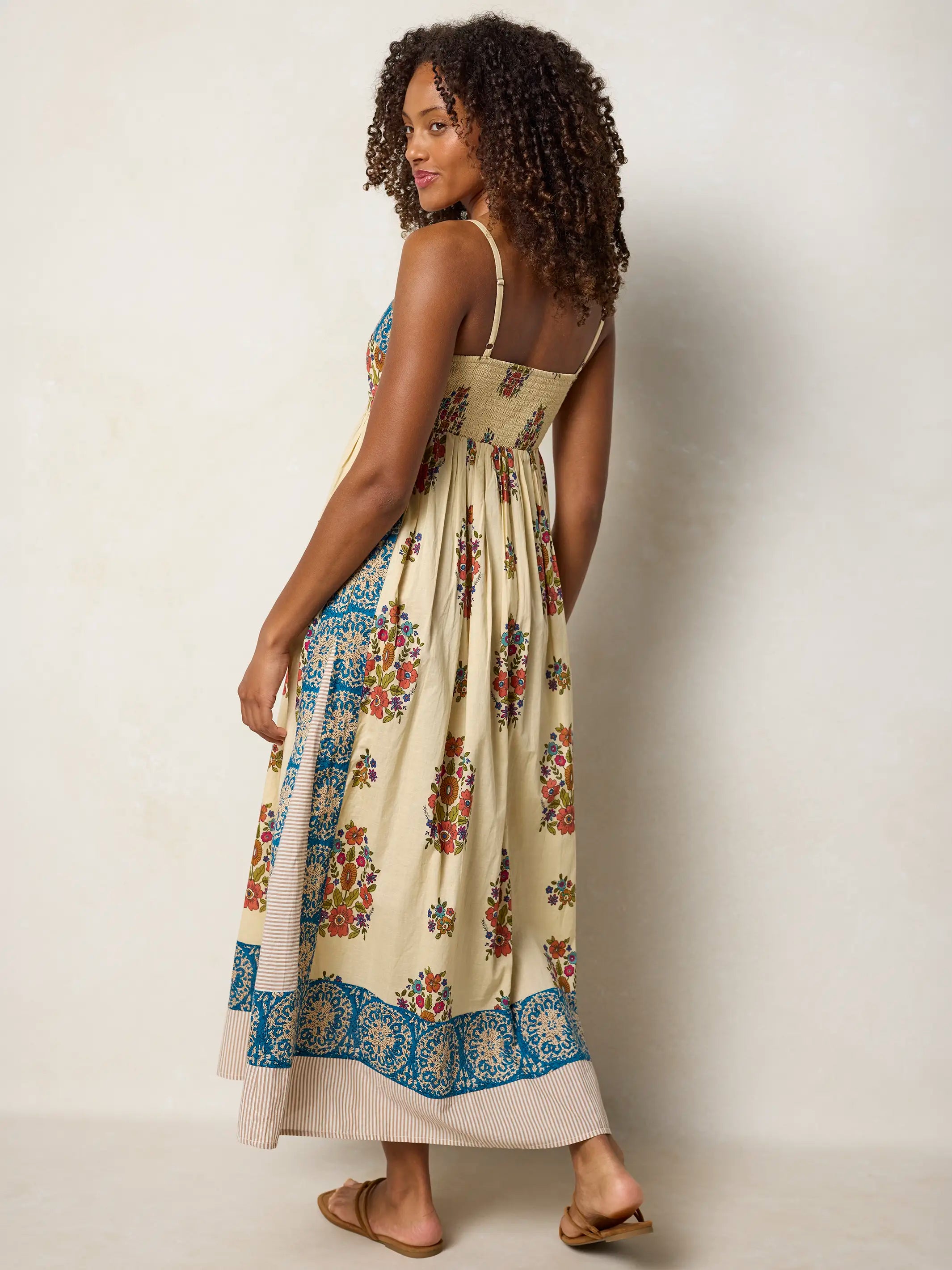 Bailey Maxi Dress - Jaipur Stripe Ivory