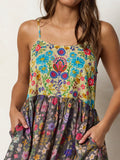 Lana Dress - Flung Floral Wildflowers