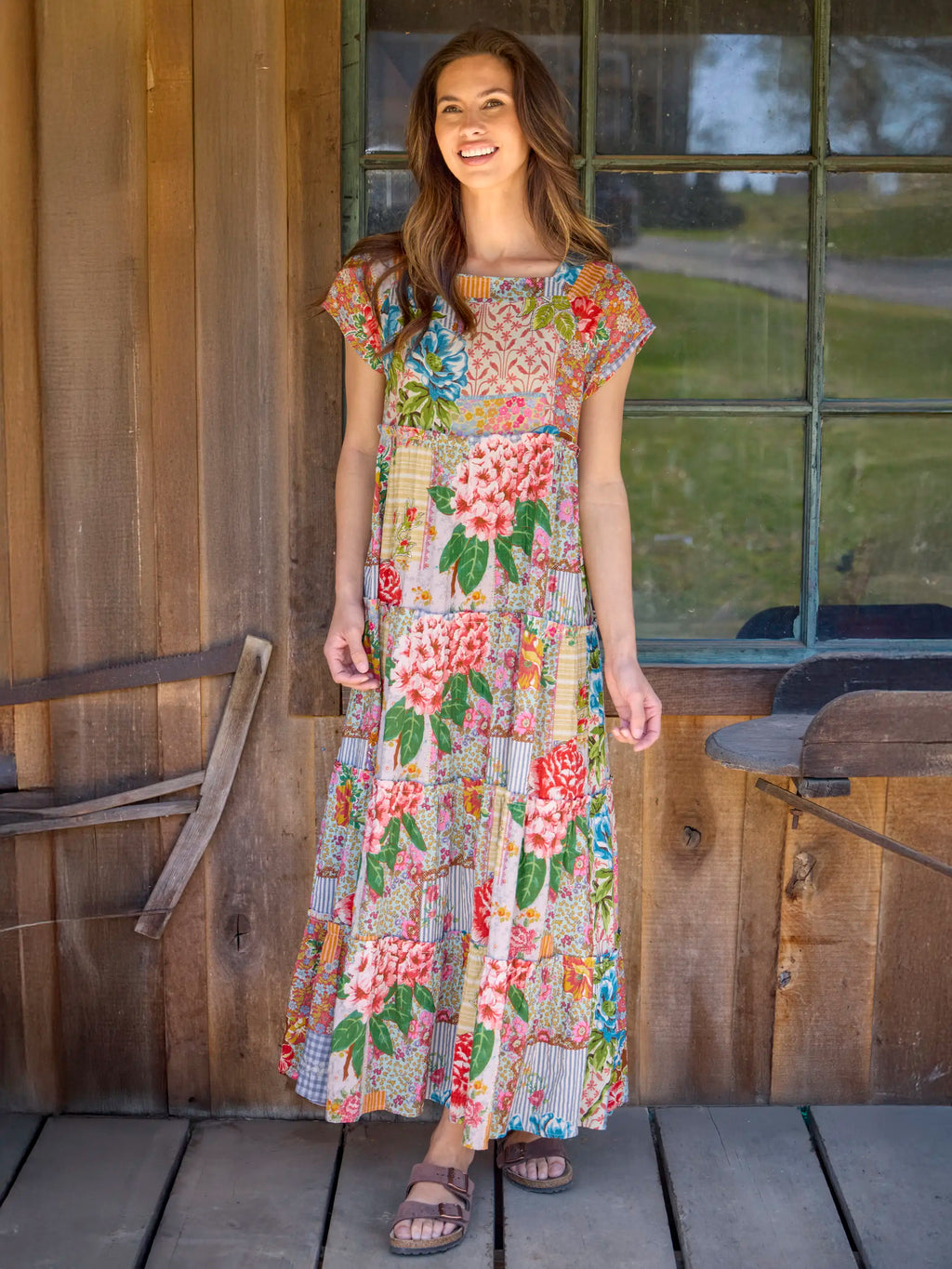 Berkley Maxi Dress - Vintage Treasure Pink