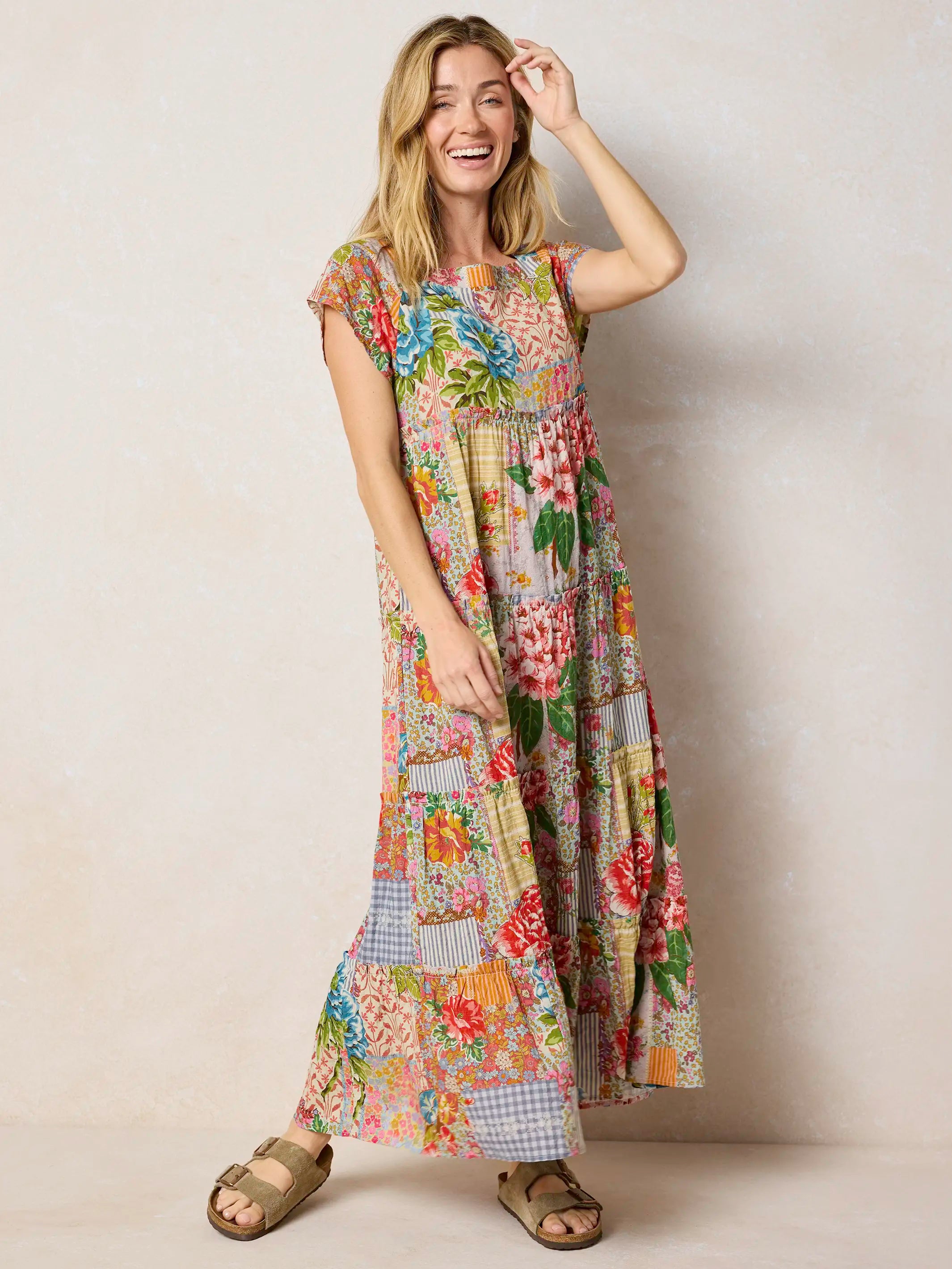 Berkley Maxi Dress - Vintage Treasure Pink