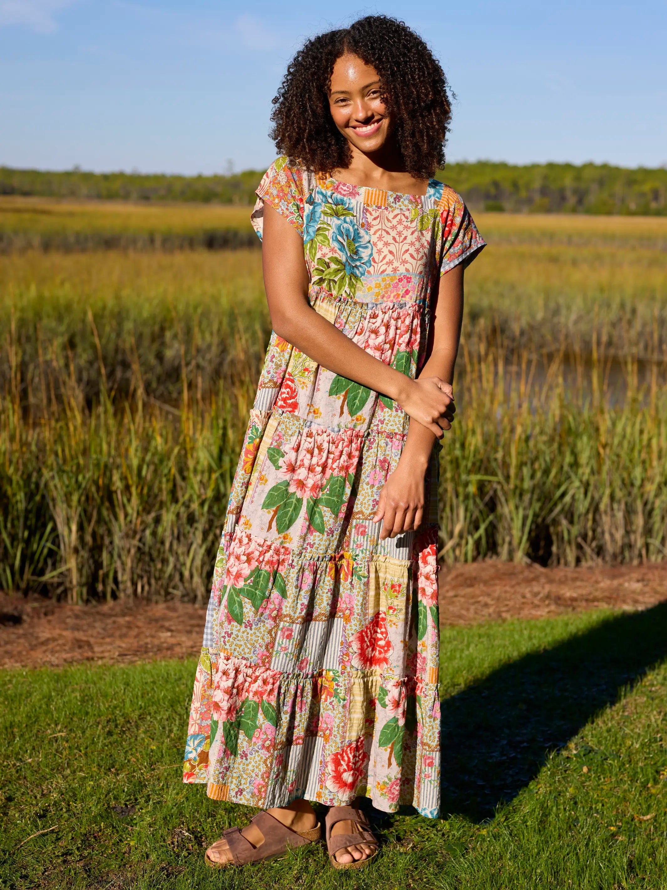 Berkley Maxi Dress - Vintage Treasure Pink