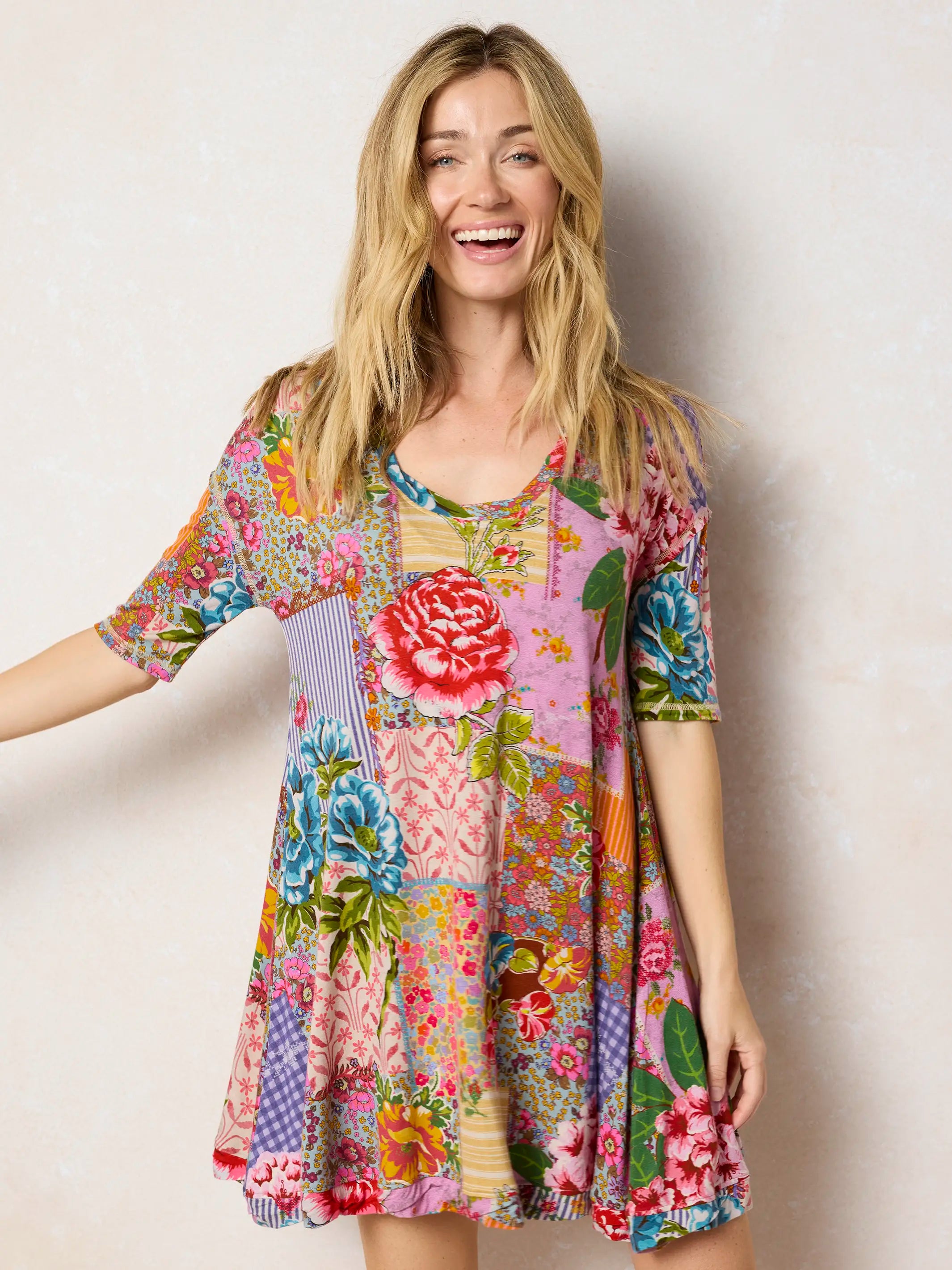 All Day ButterSoft Mini Dress - Vintage Treasure Pink