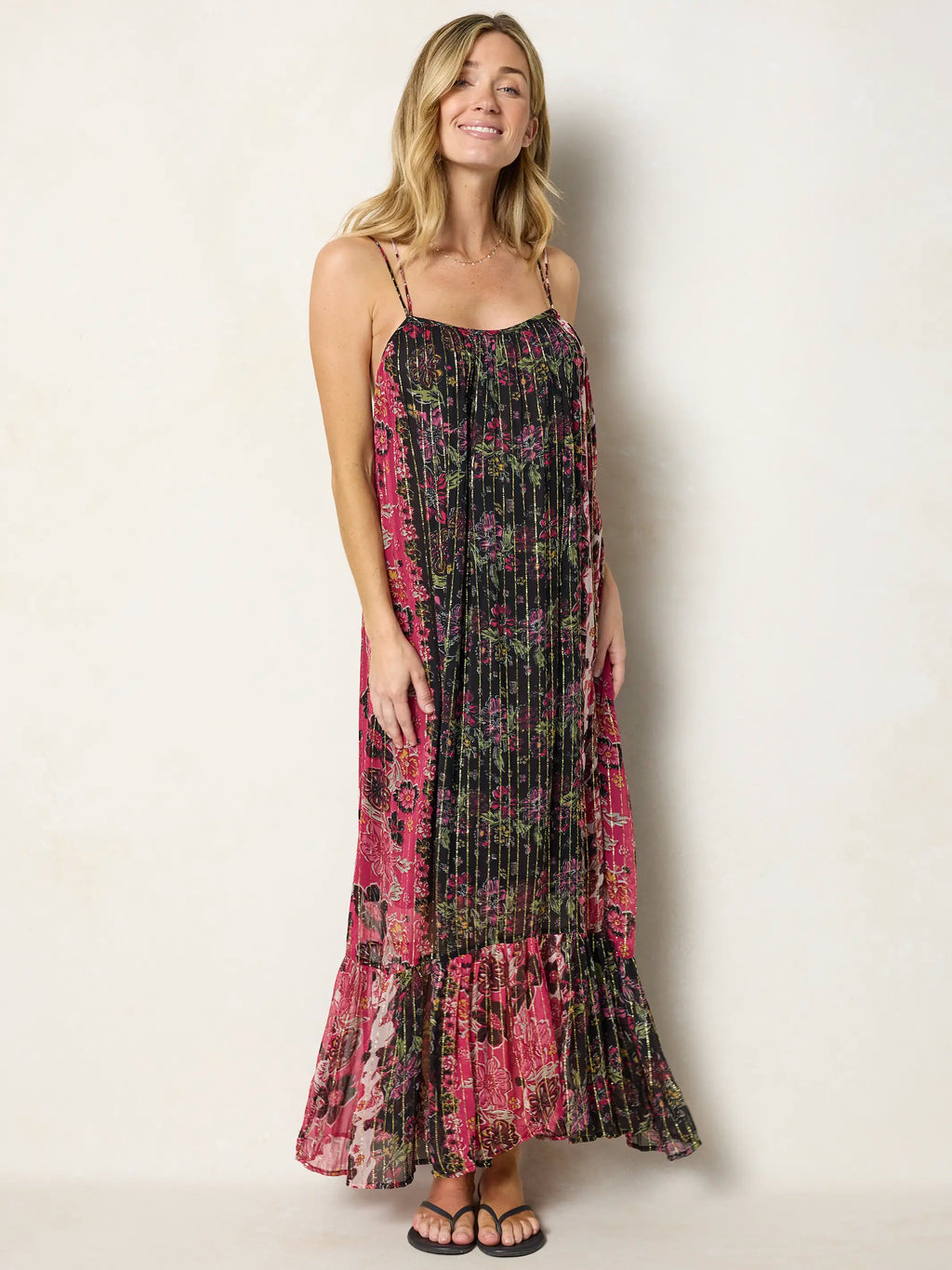 Alice Maxi Dress - Stella Blooms Pink