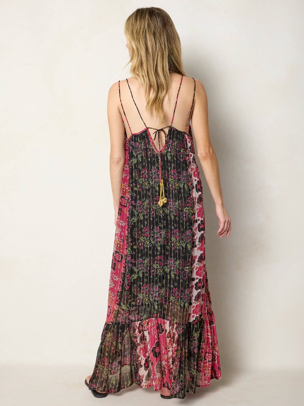 Alice Maxi Dress - Stella Blooms Pink