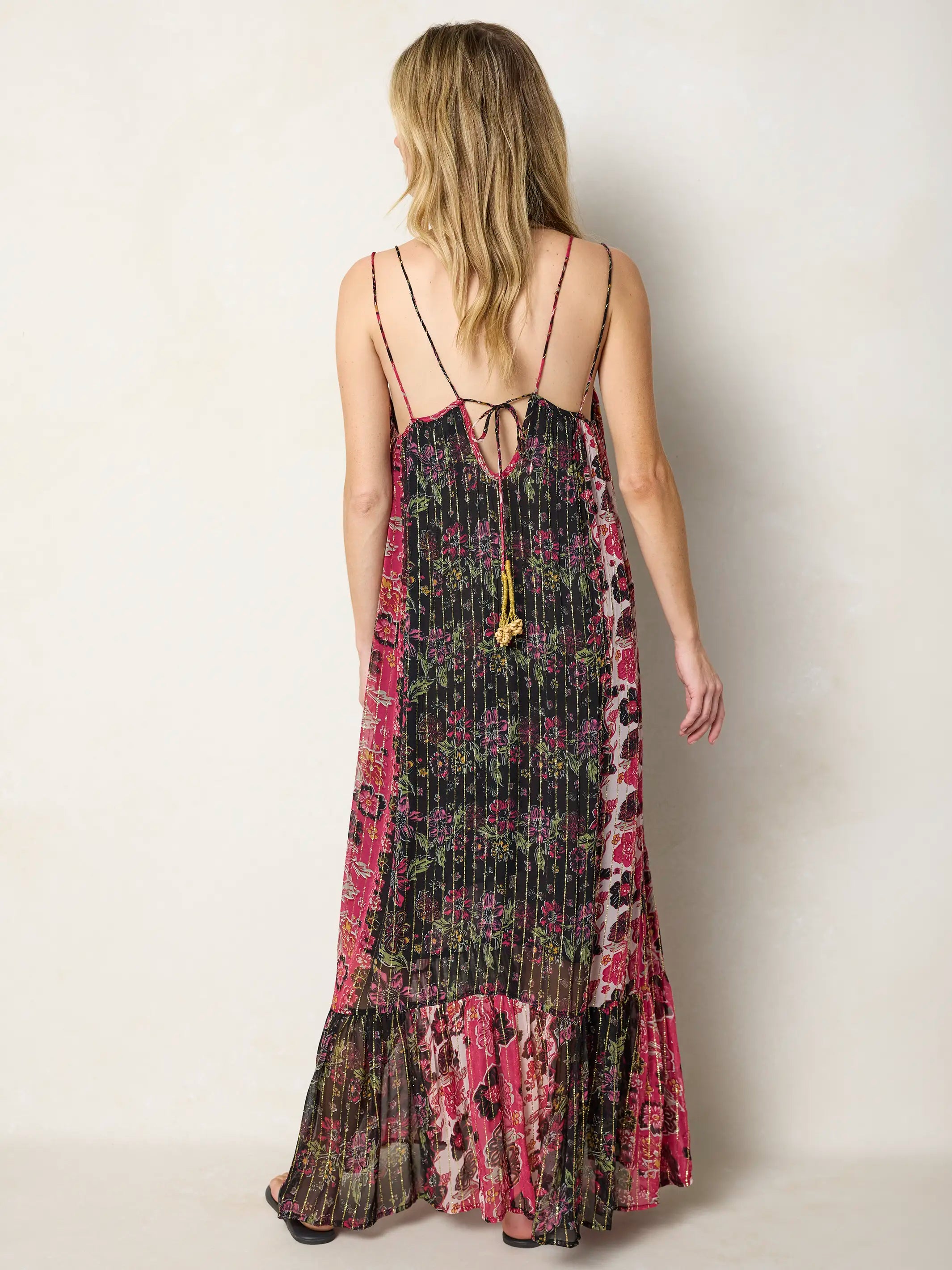 Alice Maxi Dress - Stella Blooms Pink