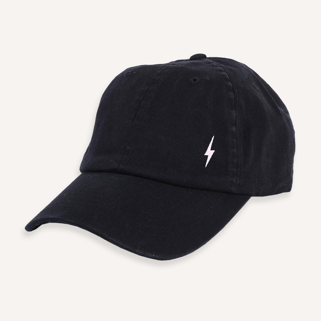 Lightning Embroidered Mom Cap