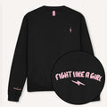 Lightning Embroidery Detail Sweatshirt
