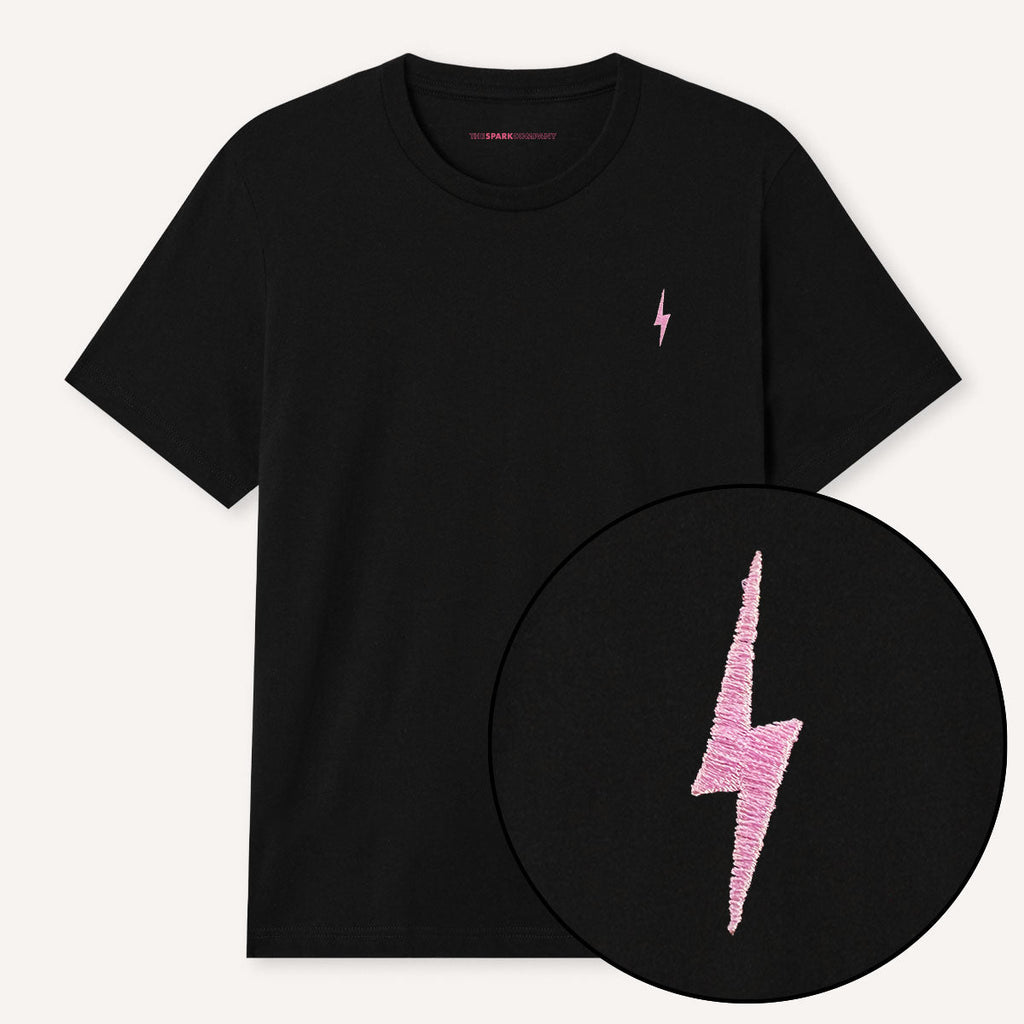 Lightning Embroidery Detail T-Shirt