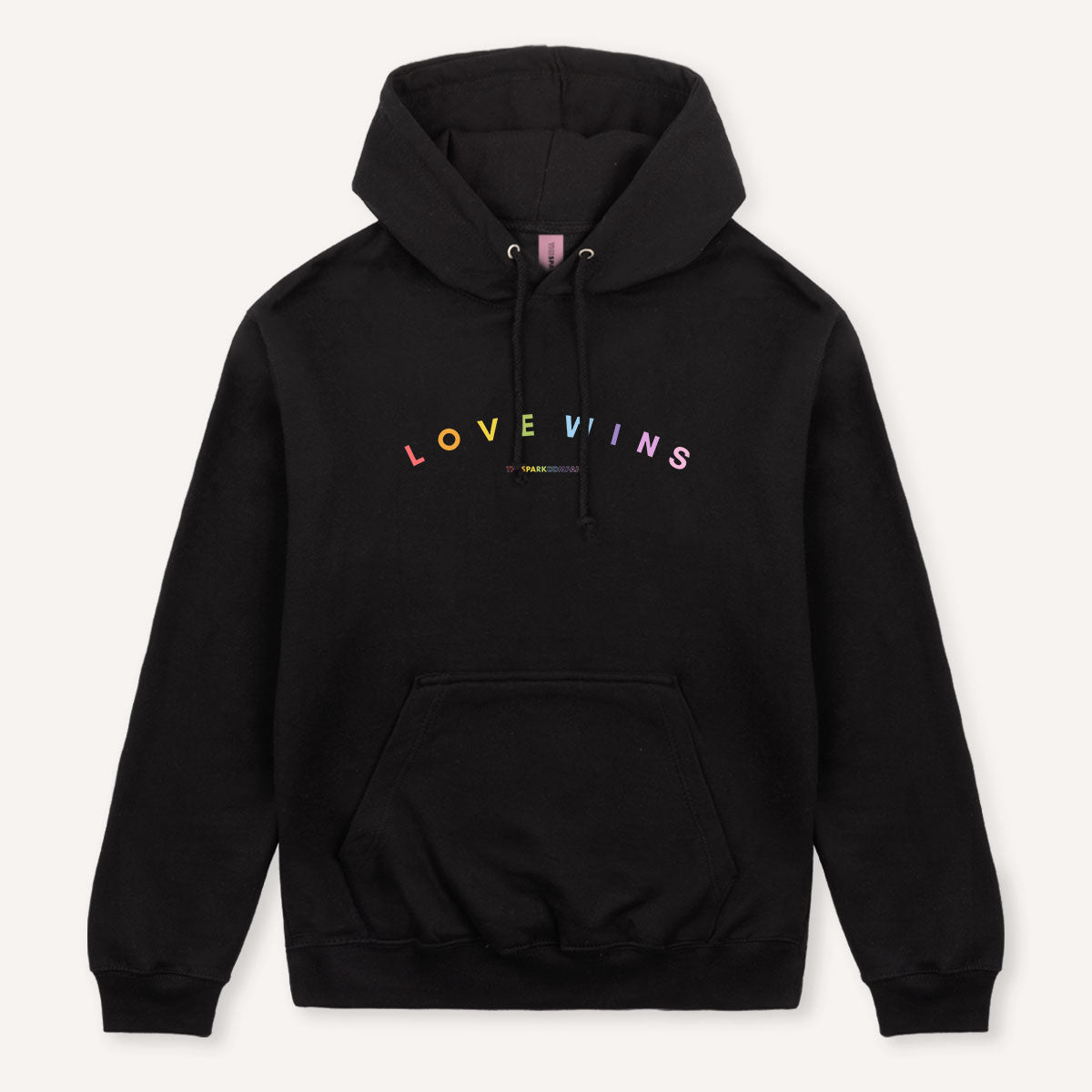 Love Wins Pastel Heart Hoodie