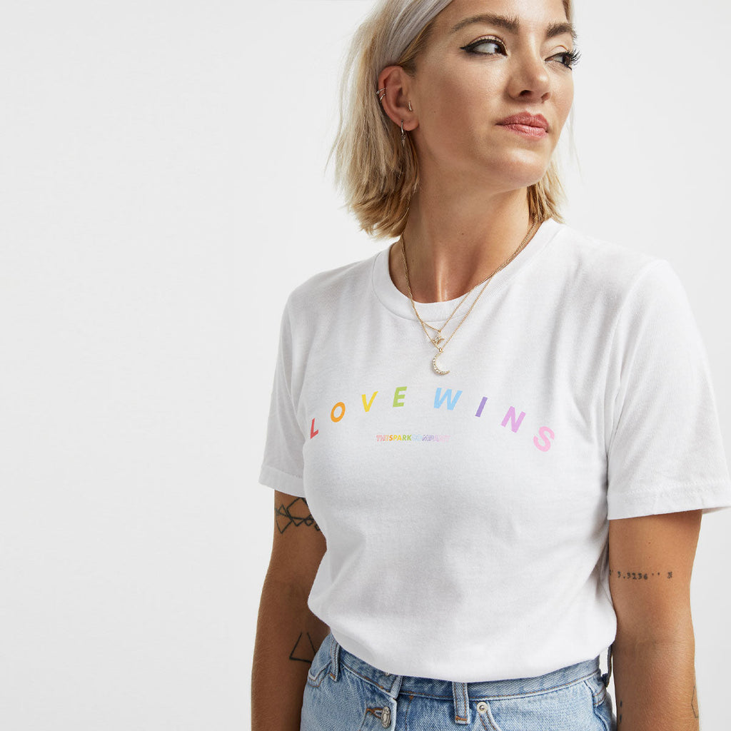 Love Wins Pastel Heart T-Shirt