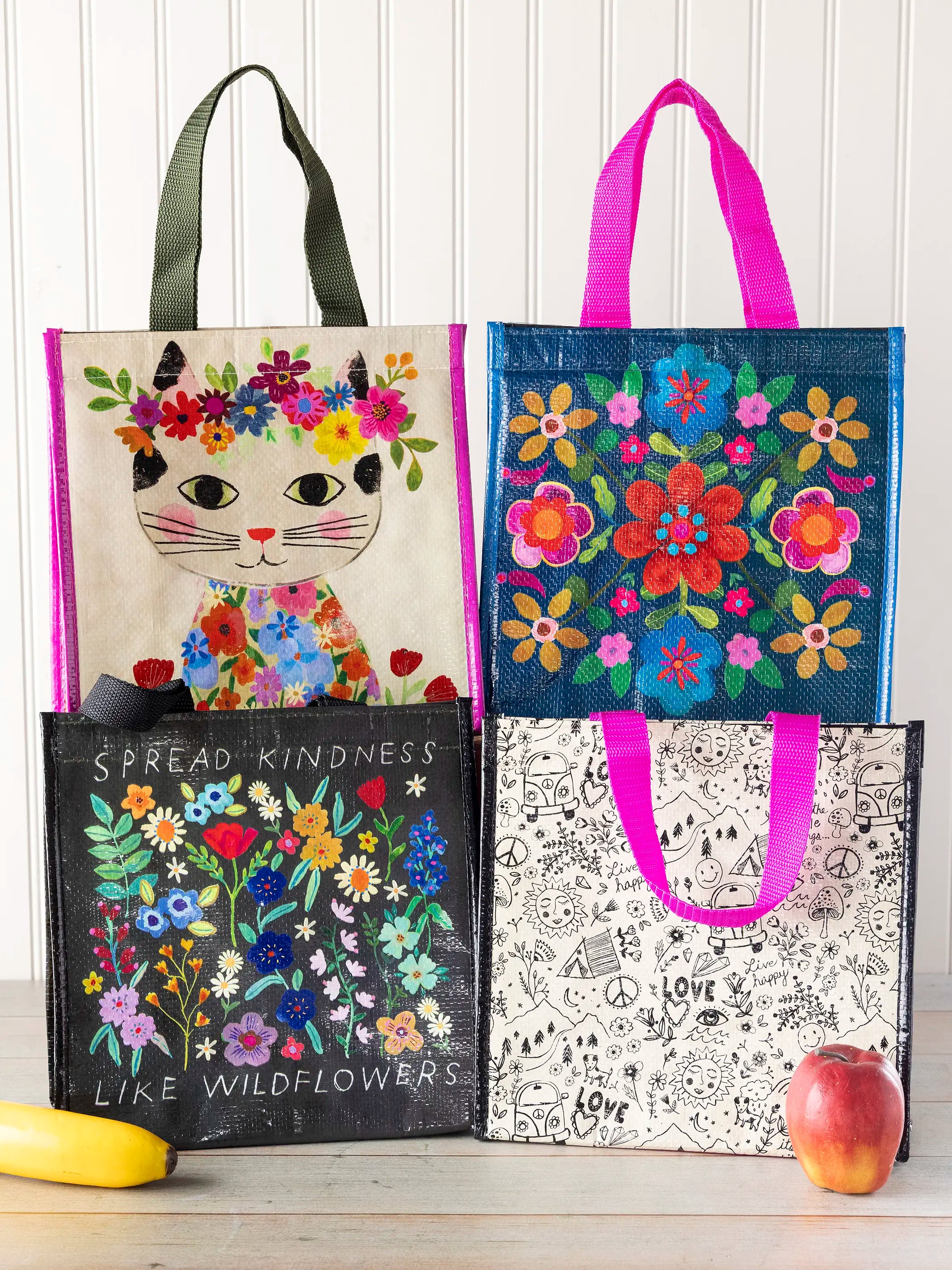 Insulated Lunch Bag - Spread Kindness Like Wildflowers