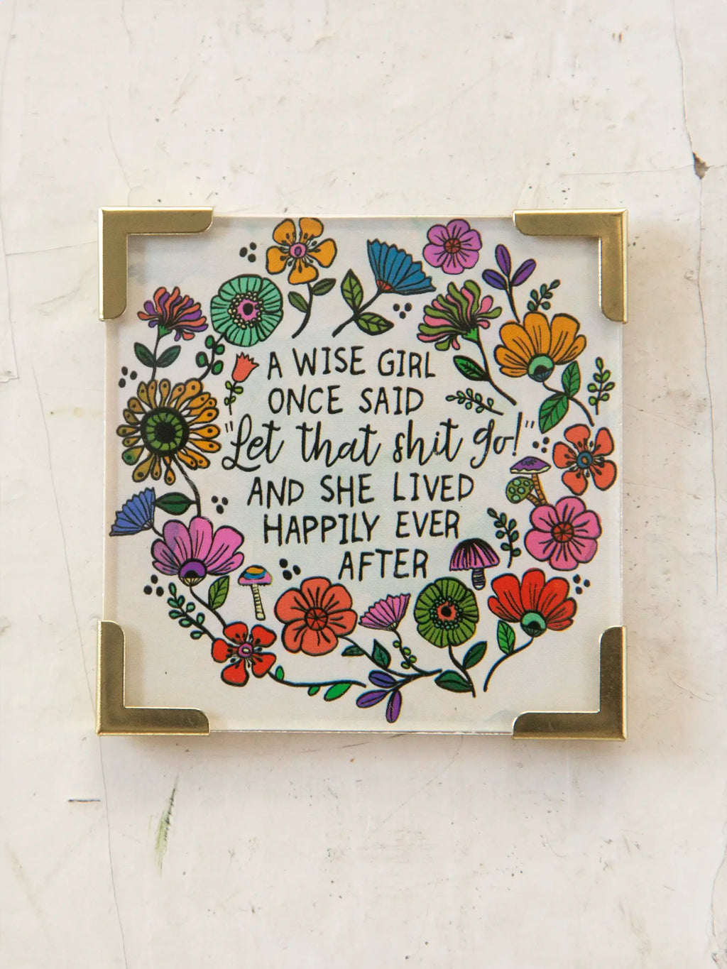 Corner Magnet Keepsake - Wise Girl