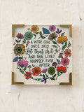 Corner Magnet Keepsake - Wise Girl