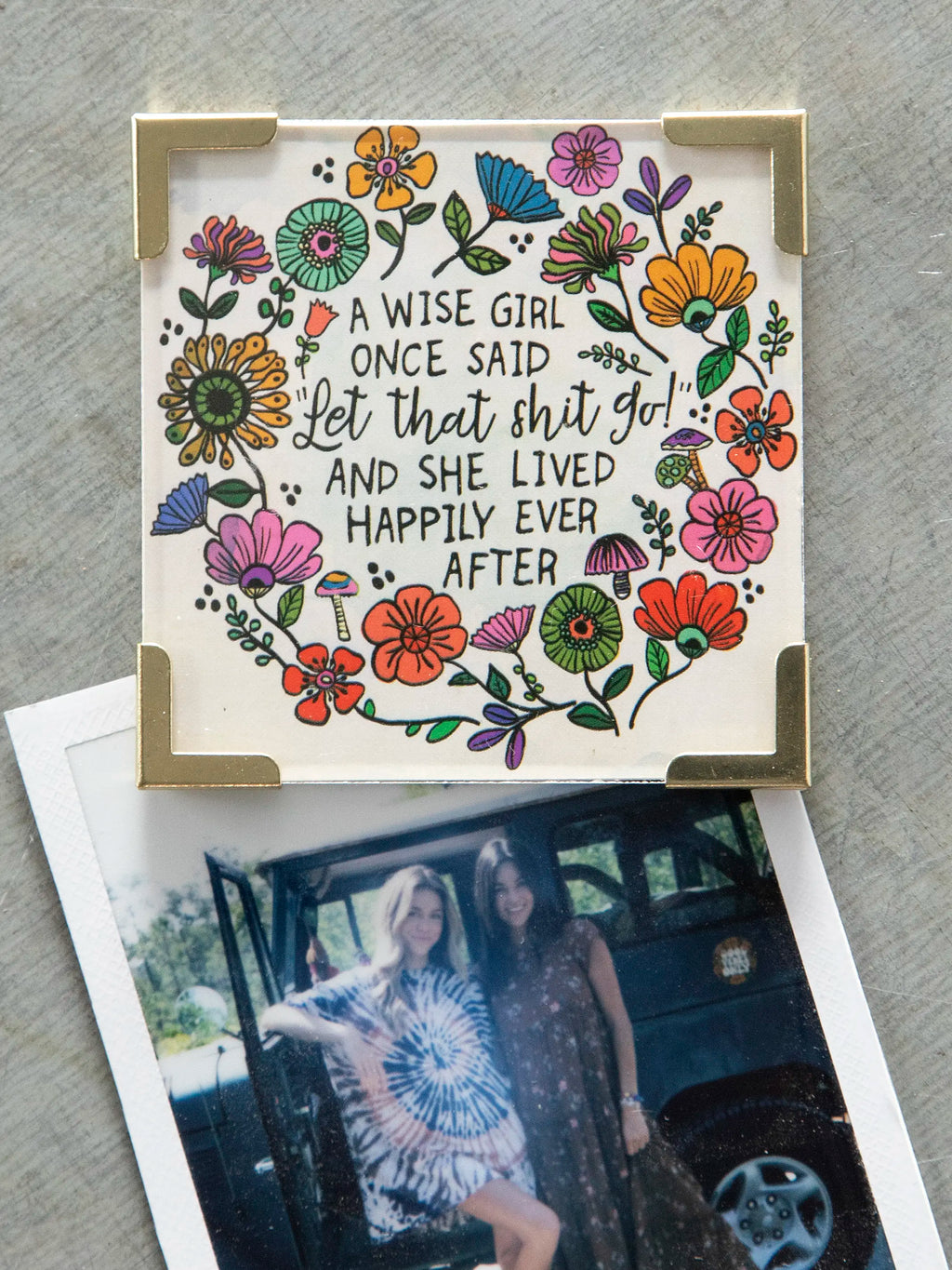 Corner Magnet Keepsake - Wise Girl