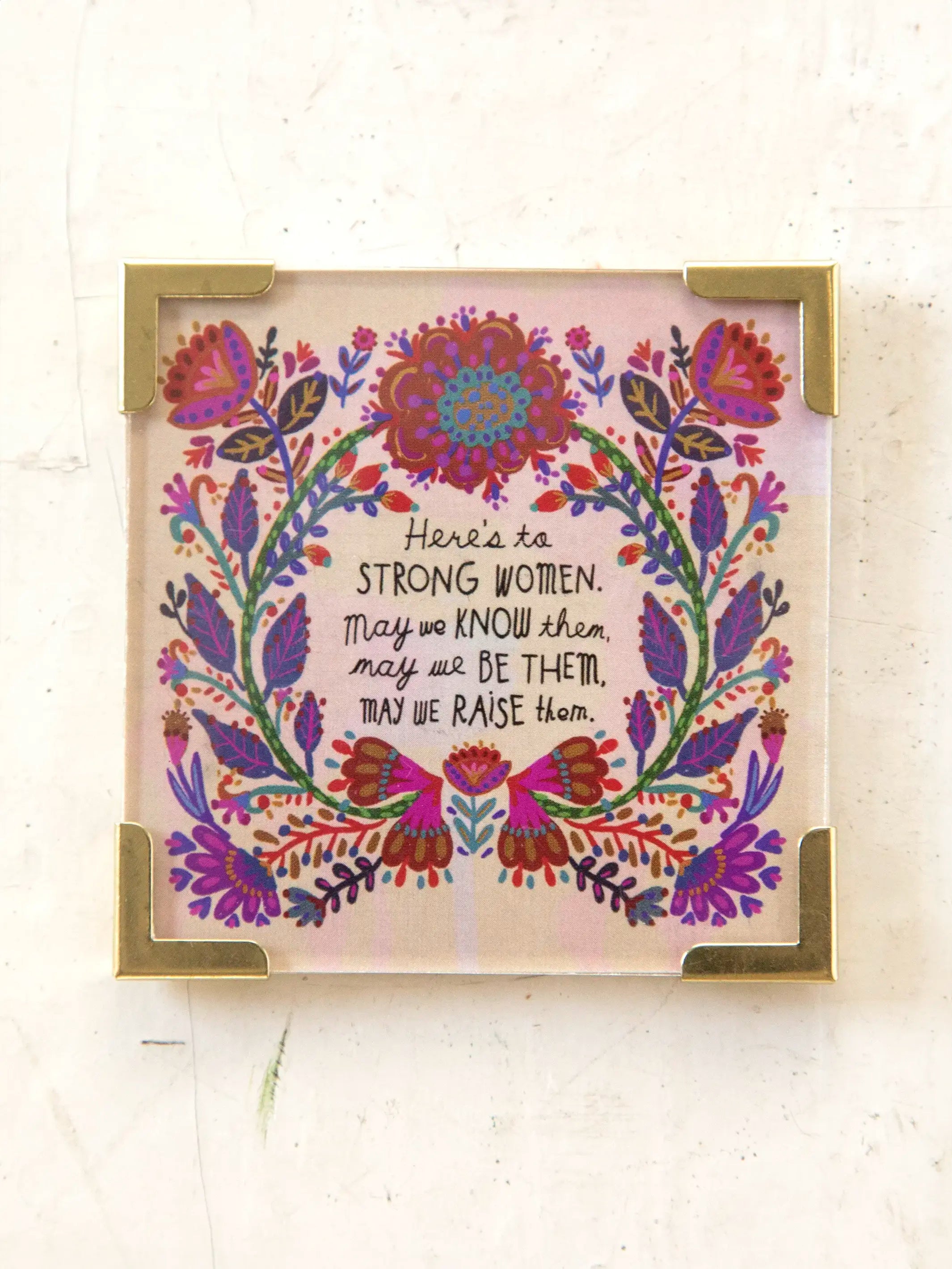 Corner Magnet Keepsake - Strong Women