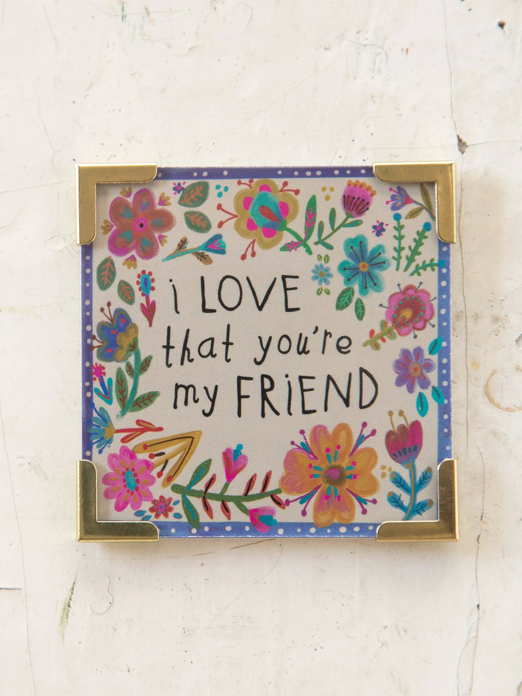 Corner Magnet Keepsake - Friend