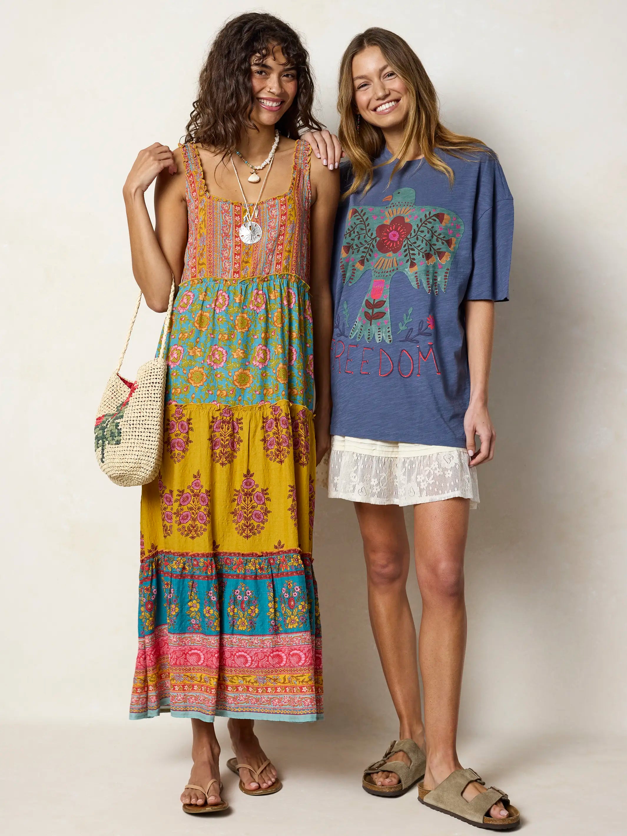 Garden Slip Skirt - Ivory