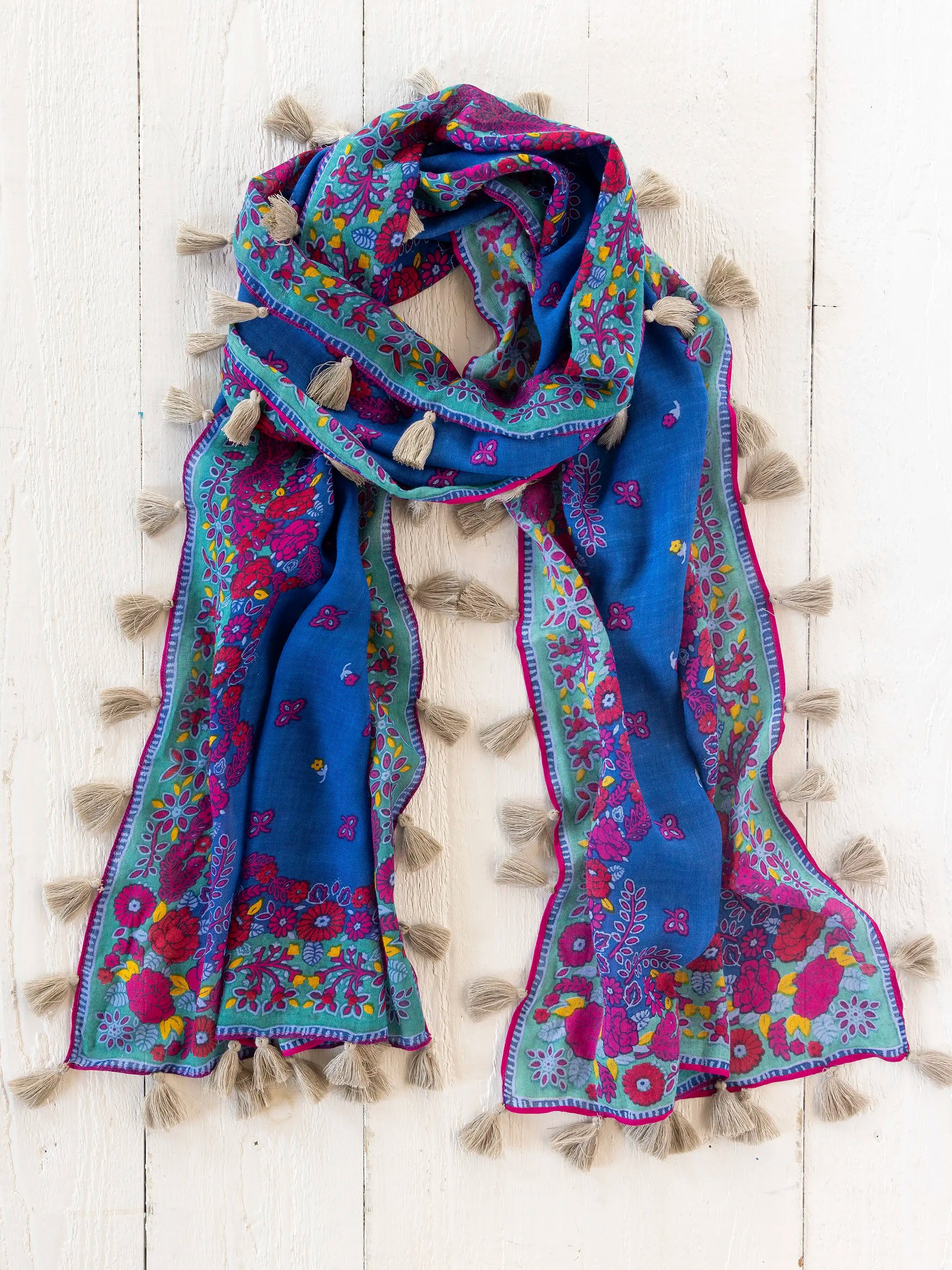 Sayulita Scarf - Blue Spring Bandana