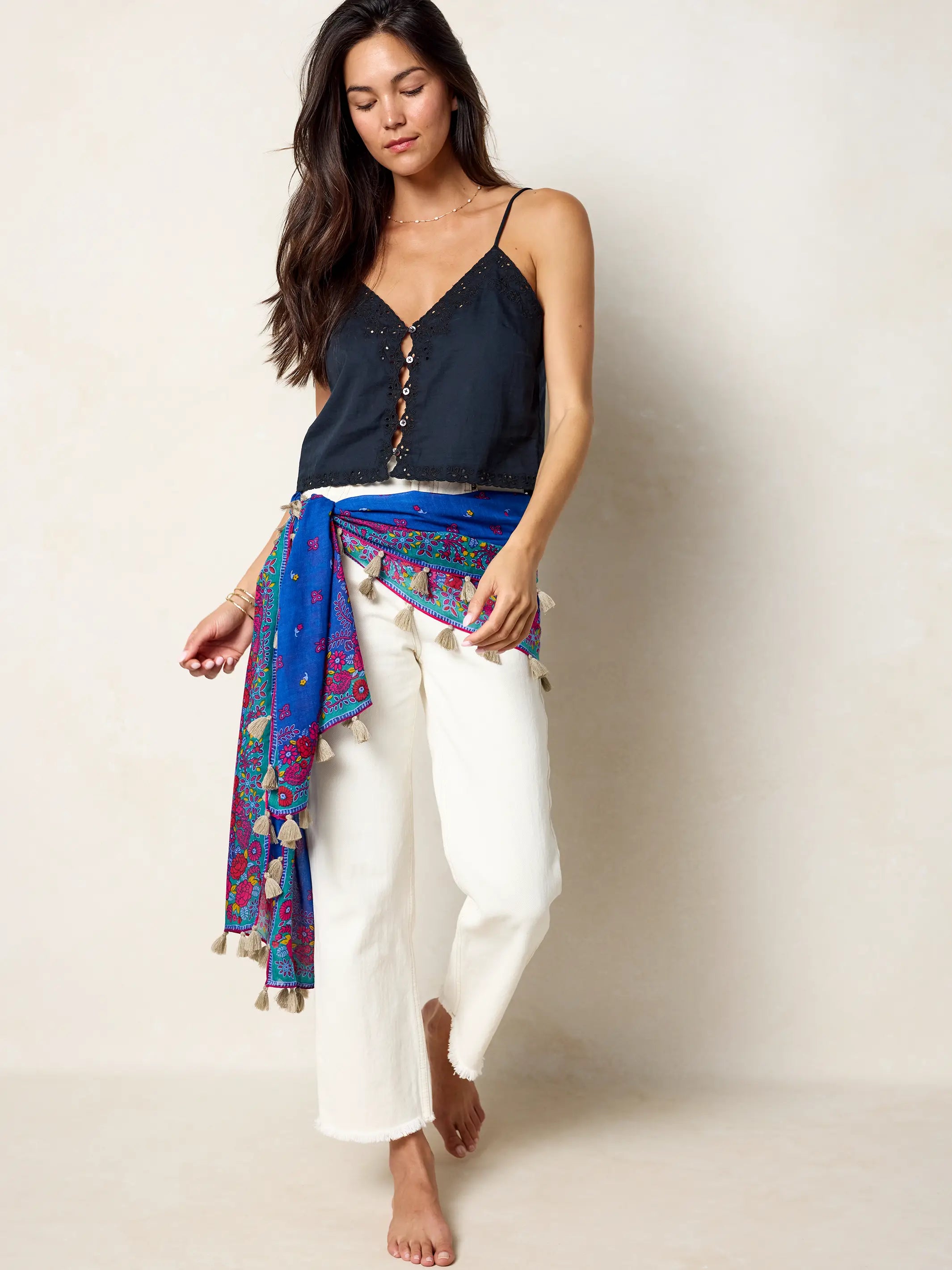 Sayulita Scarf - Blue Spring Bandana