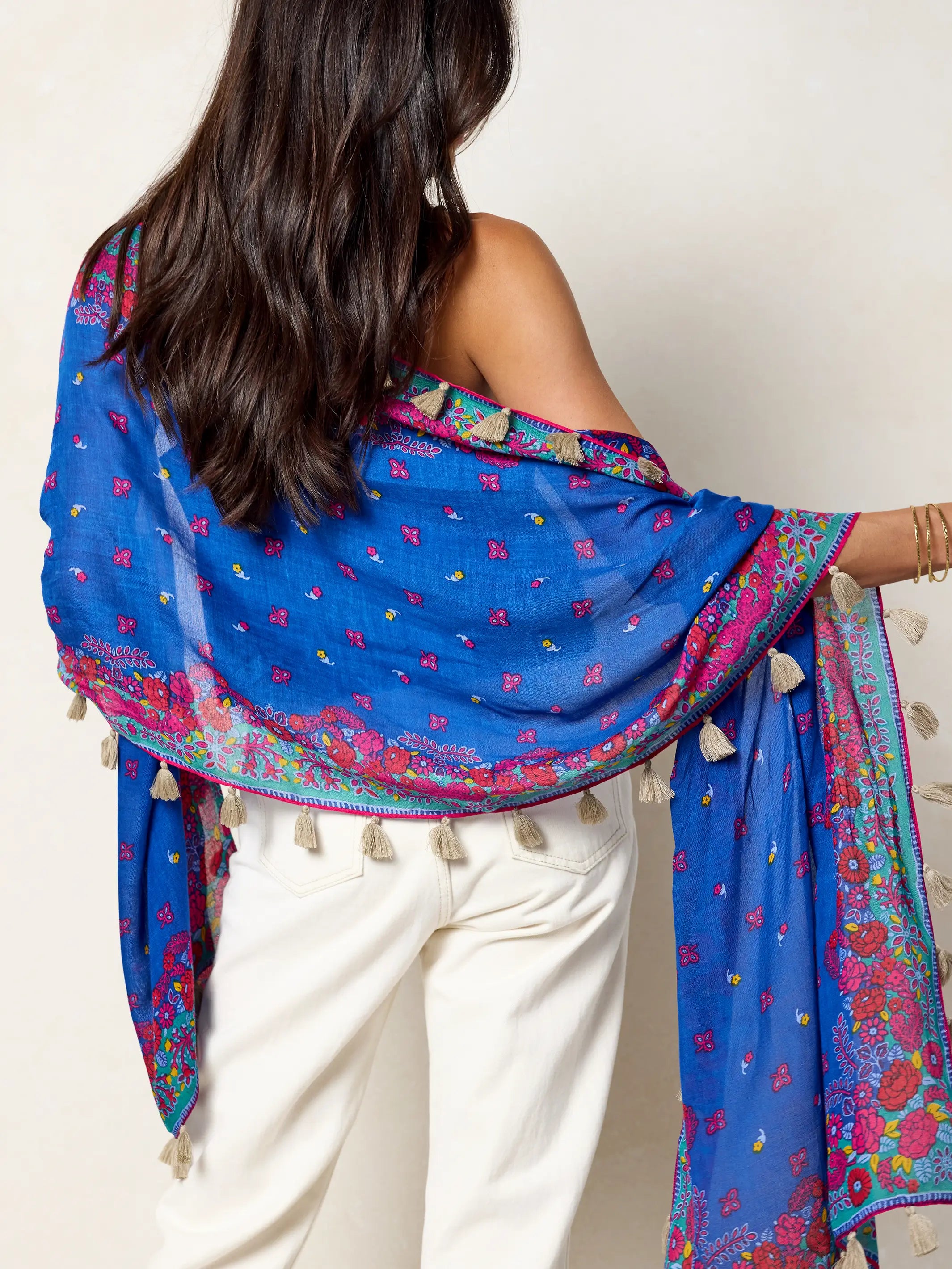 Sayulita Scarf - Blue Spring Bandana