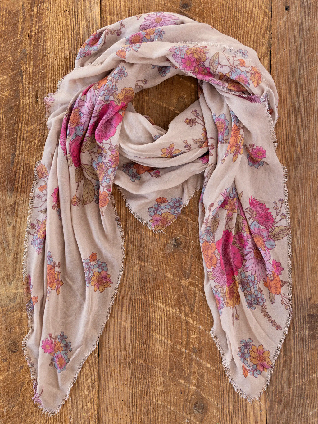Convertible Scarf - English Garden Cream