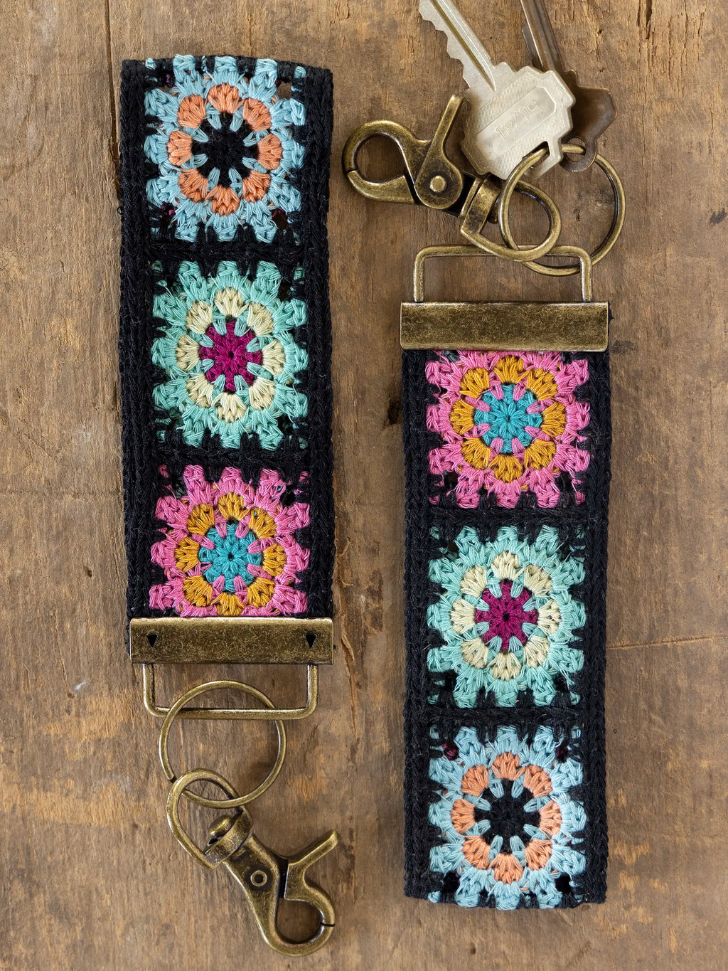 Crochet Key Fob - Black