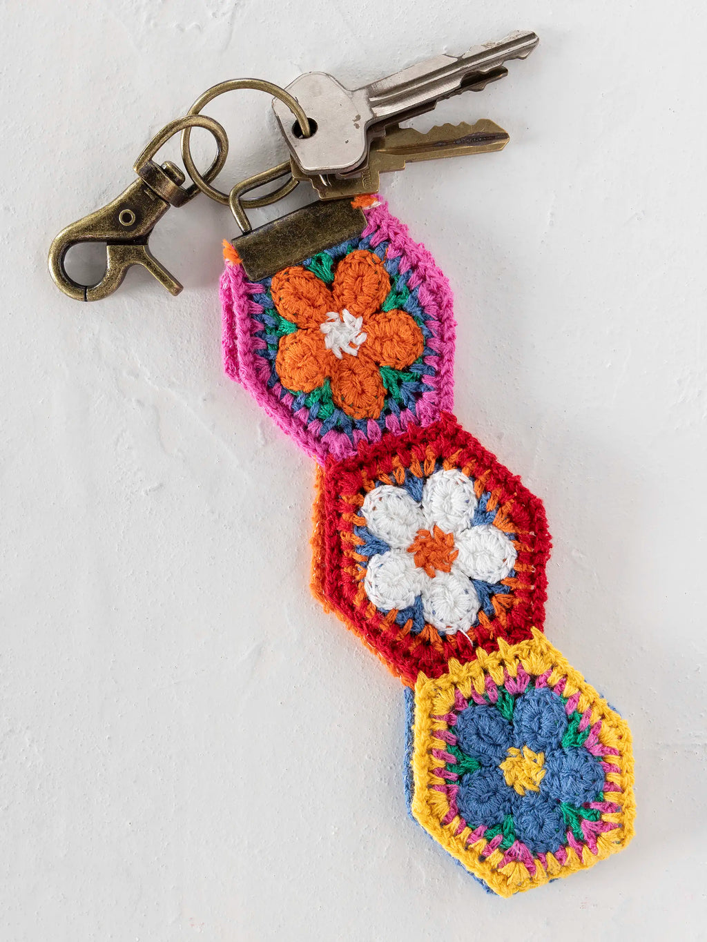 Crochet Key Fob - Orange