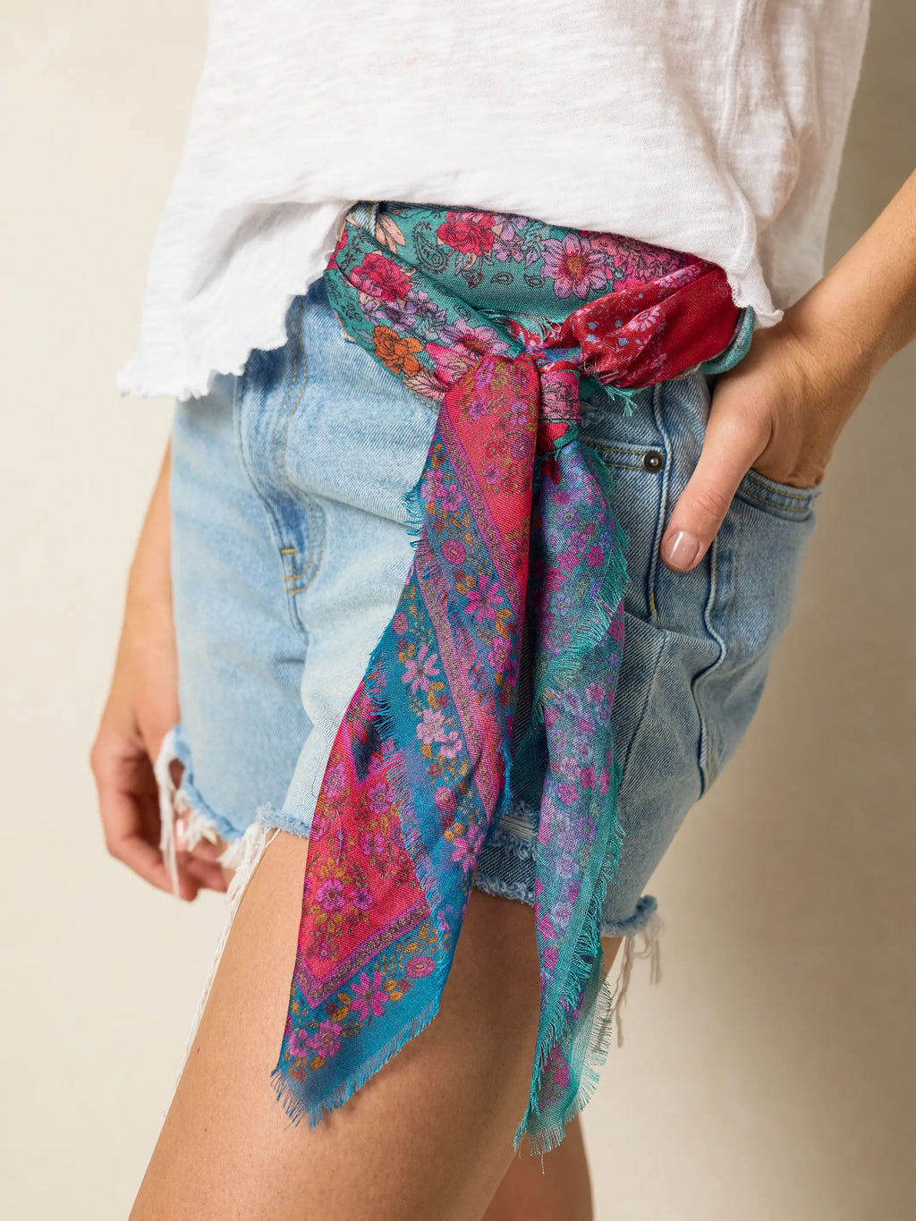 Boho Bandana Scarf - Jewel Positano Scarf