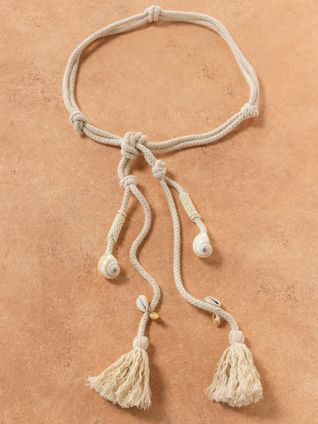 By the Shore Wrap Belt - Cream