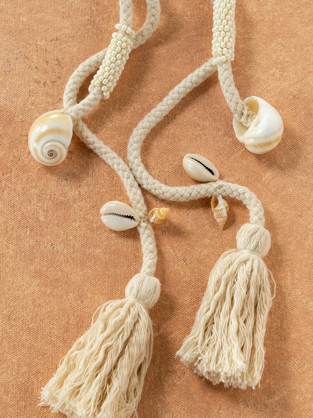 By the Shore Wrap Belt - Cream