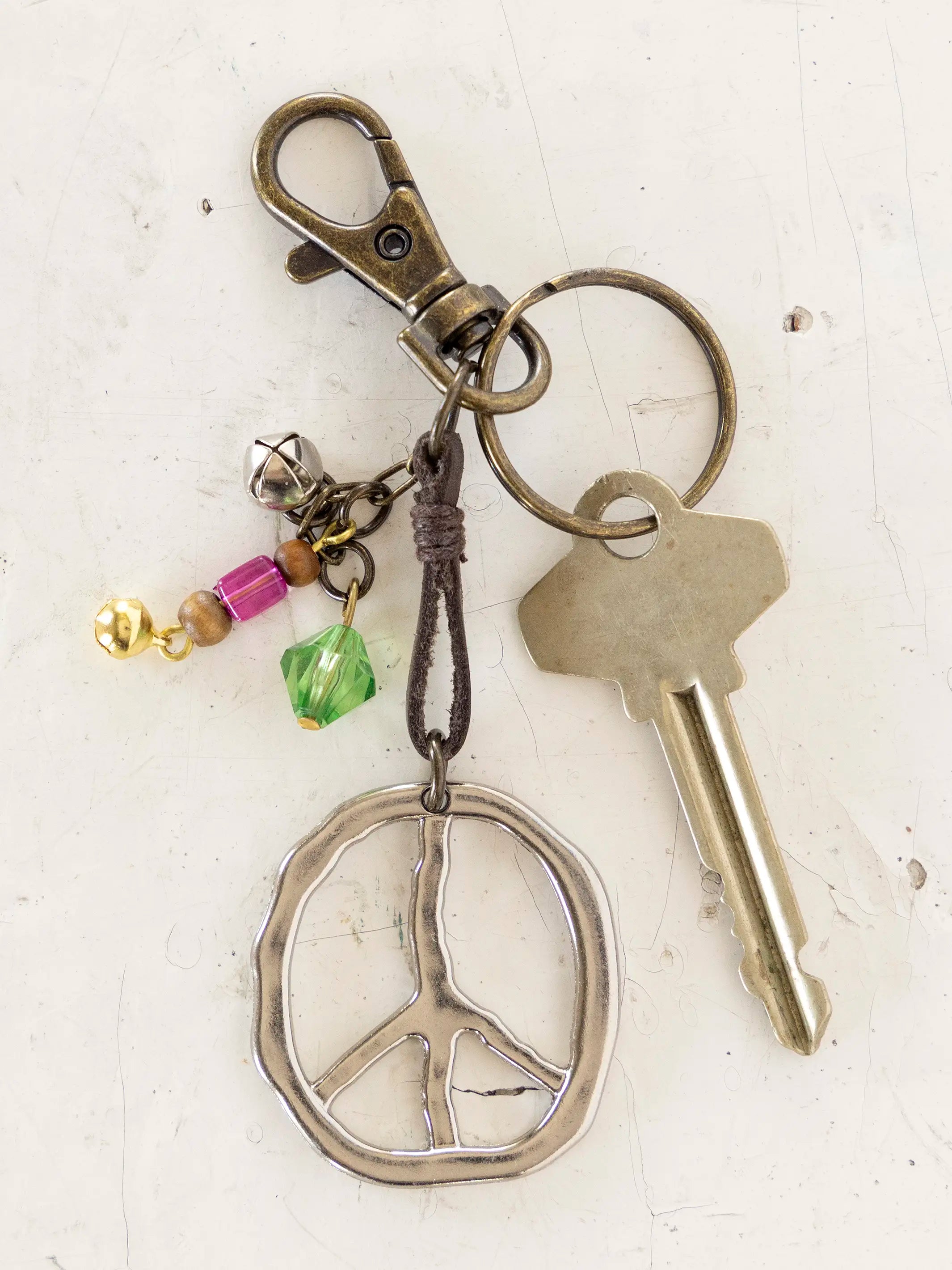 Peace Sign Keychain