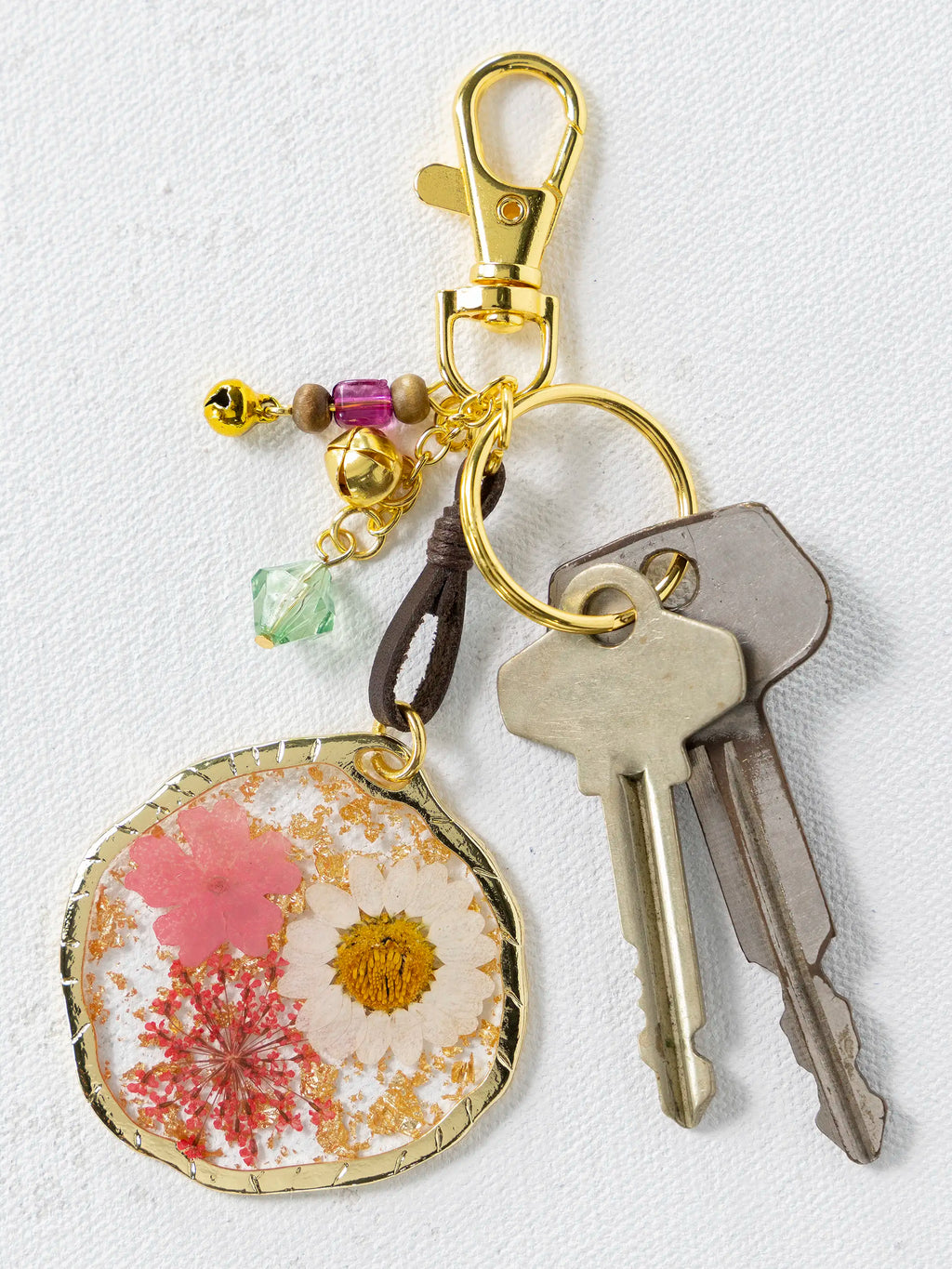 Pressed Flower Keychain