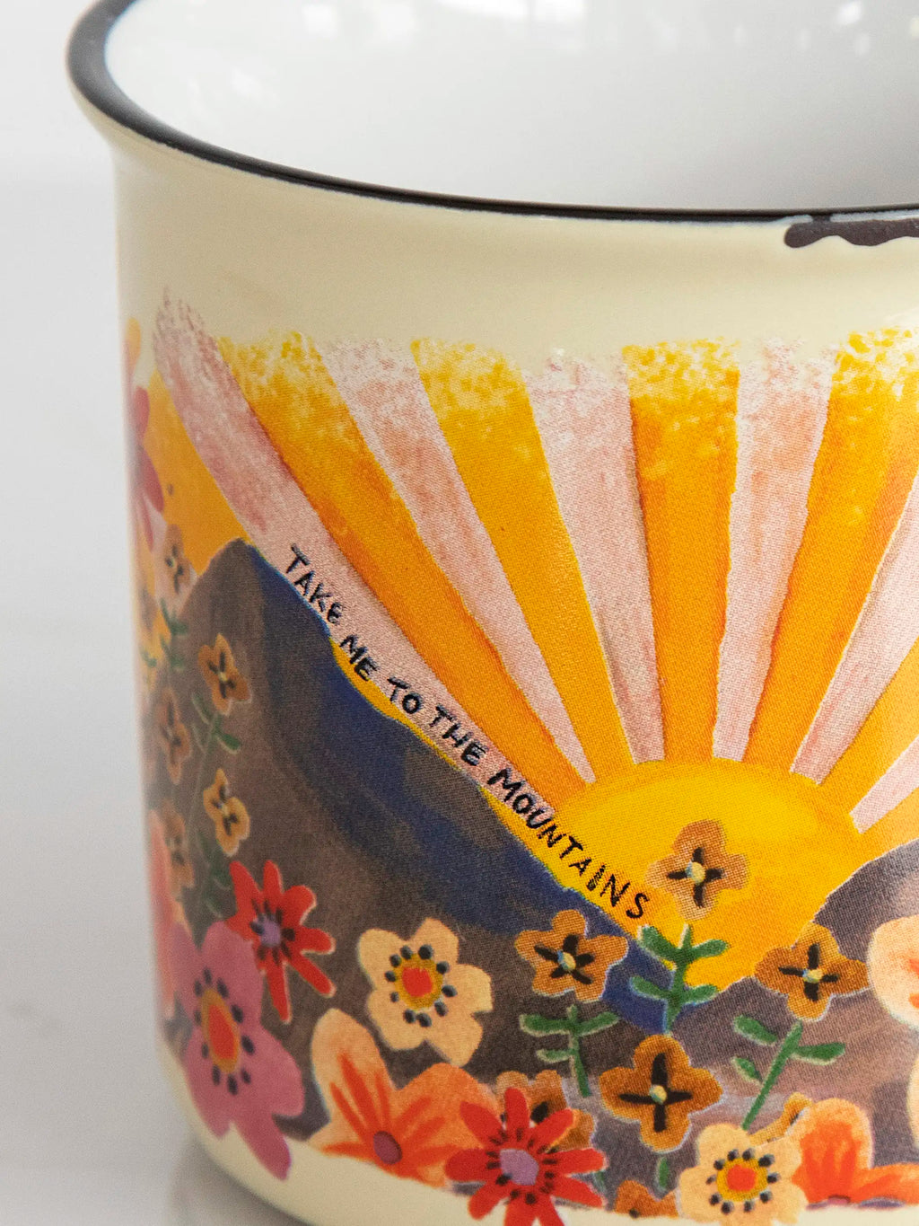 Camp Coffee Mug - Mountains