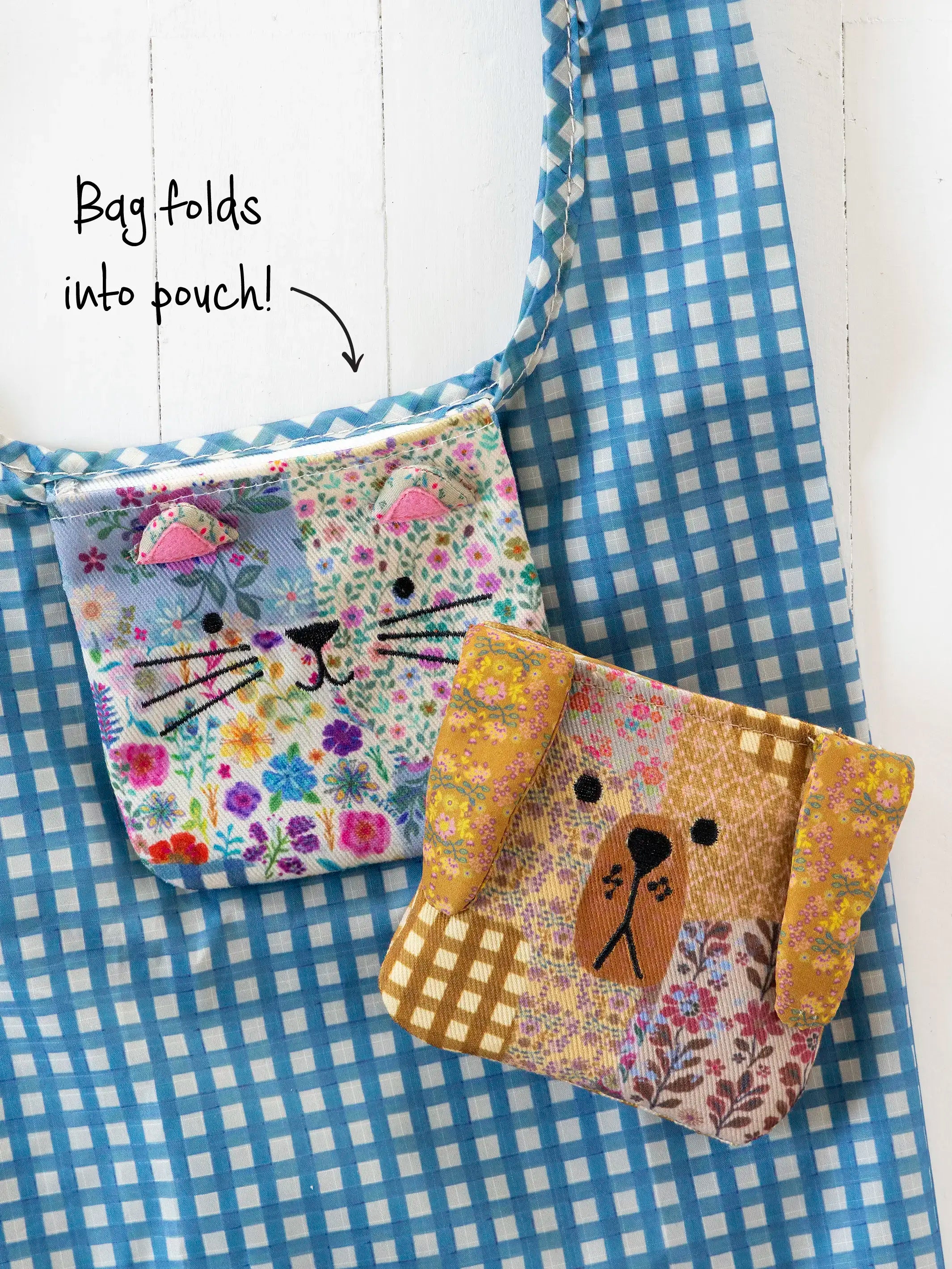 Reusable Market Tote Pouch - Dog