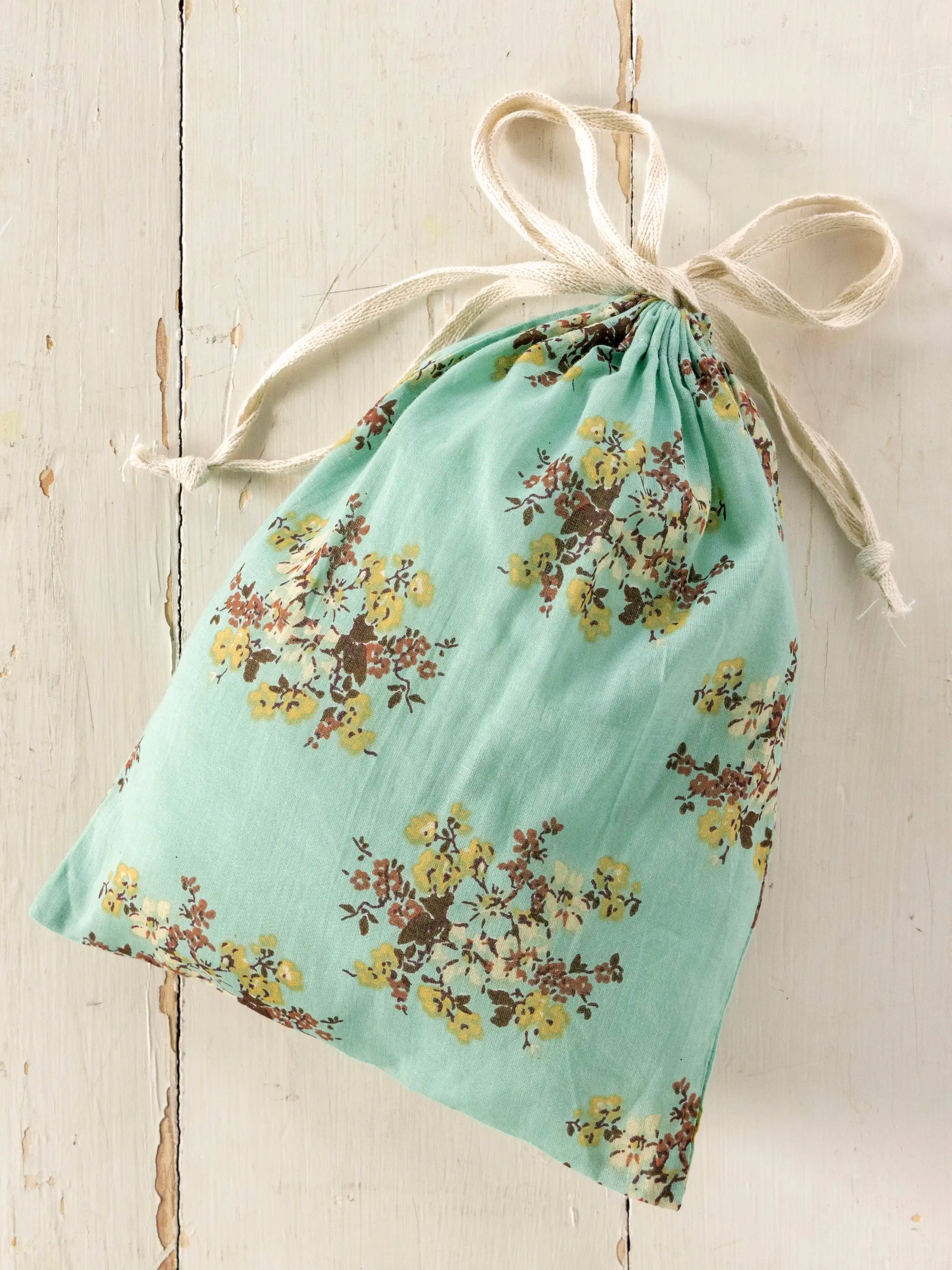 Cotton Skirt-In-A-Bag - Riviera Floral Aqua