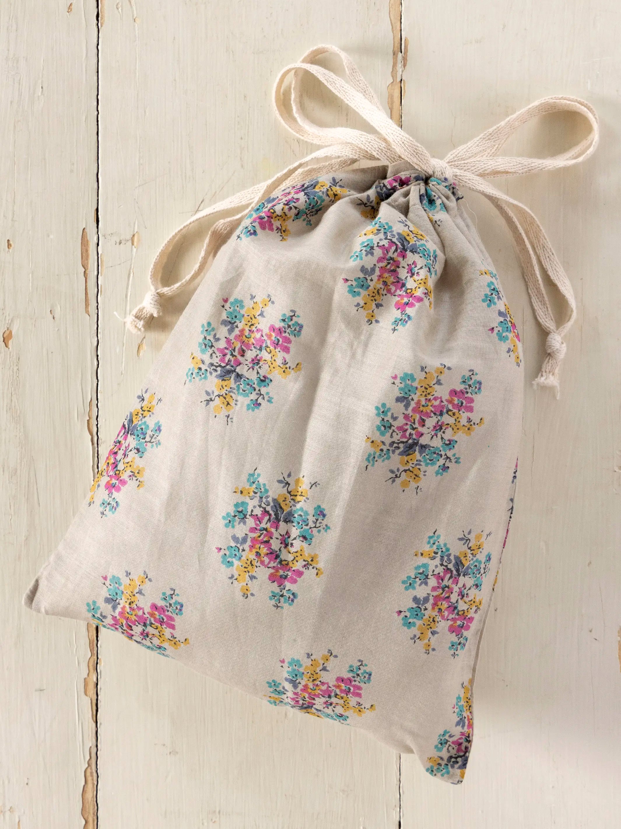 Cotton Skirt-In-A-Bag - Antique Blossoms Beige